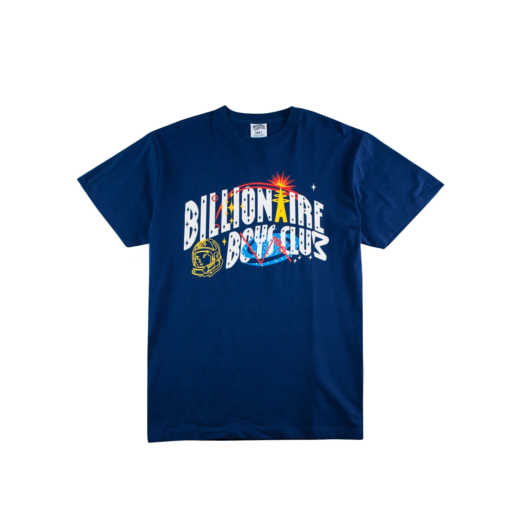Billionaire Boys Club Mens Future Arch SS Tee 'Blue Depths'