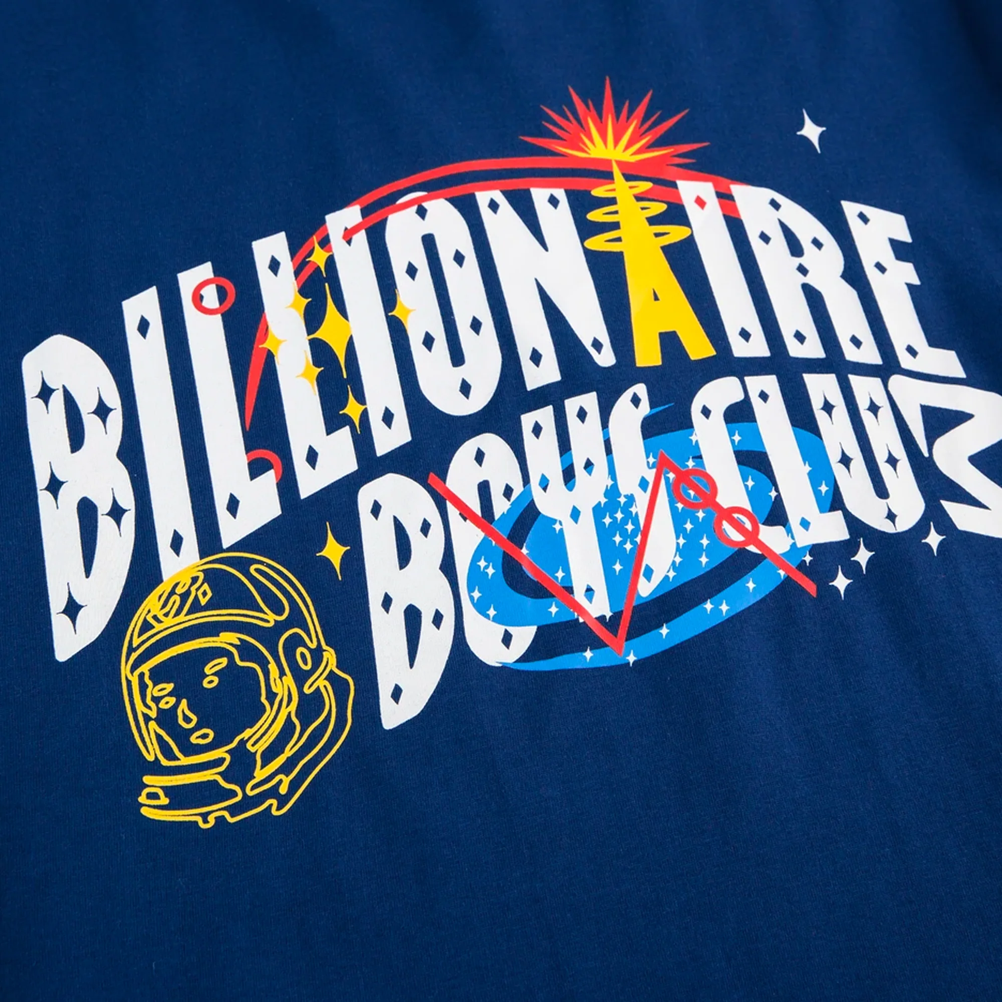 Billionaire Boys Club Mens Future Arch SS Tee 'Blue Depths' - Image 3