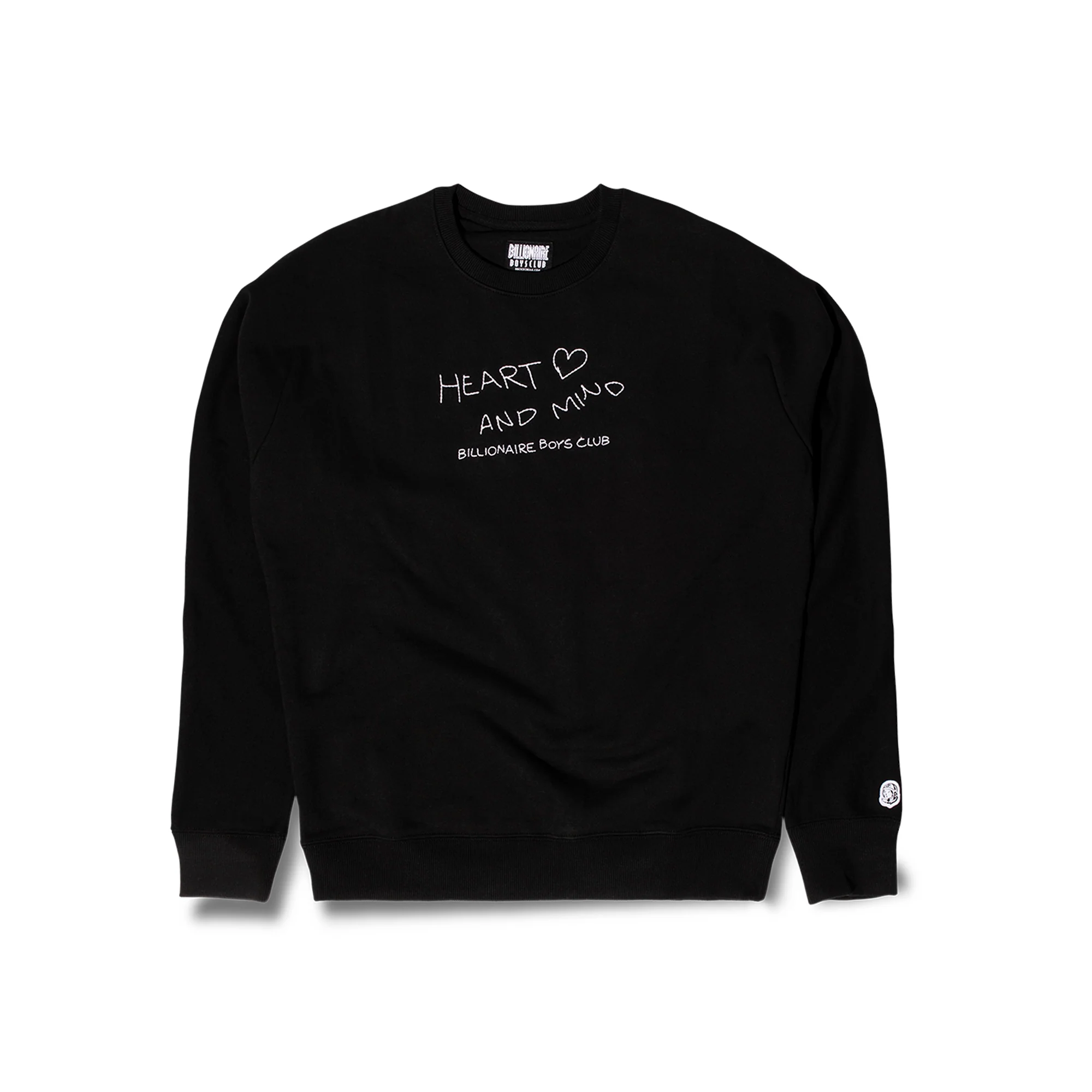 Billionaire Boys Club Mens BB Heart Crew 'Black'