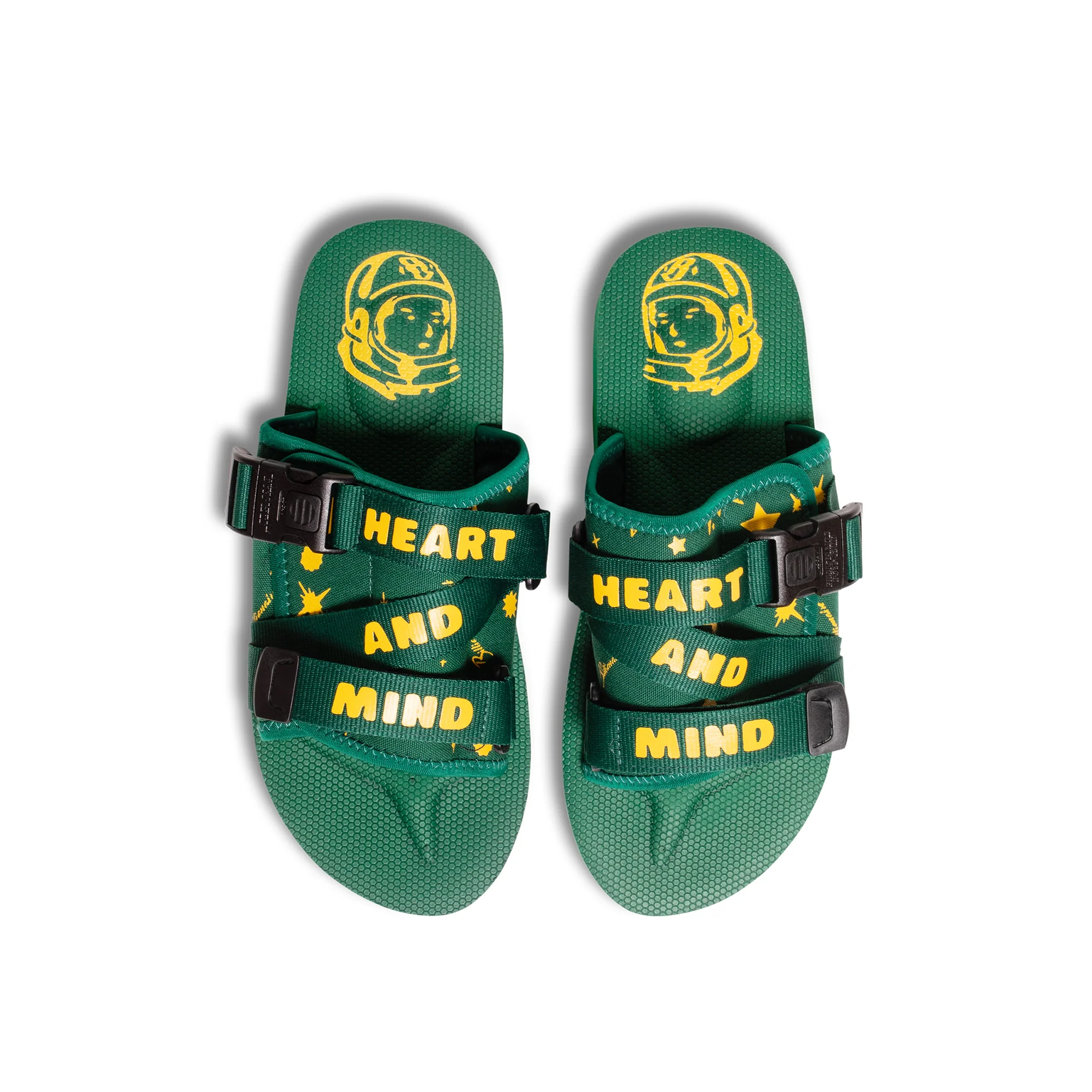 Billionaire Boys Club Mens Space Walker II Slides 'Verdant Green' - Image 2