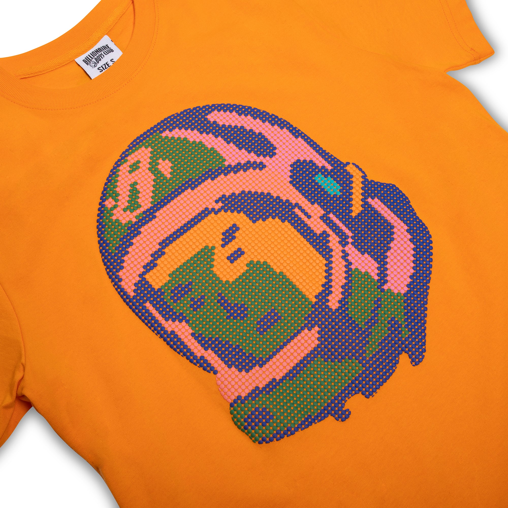 Billionaire Boys Club Mens Sprectrum SS Tee 'Flame Orange' - Image 2