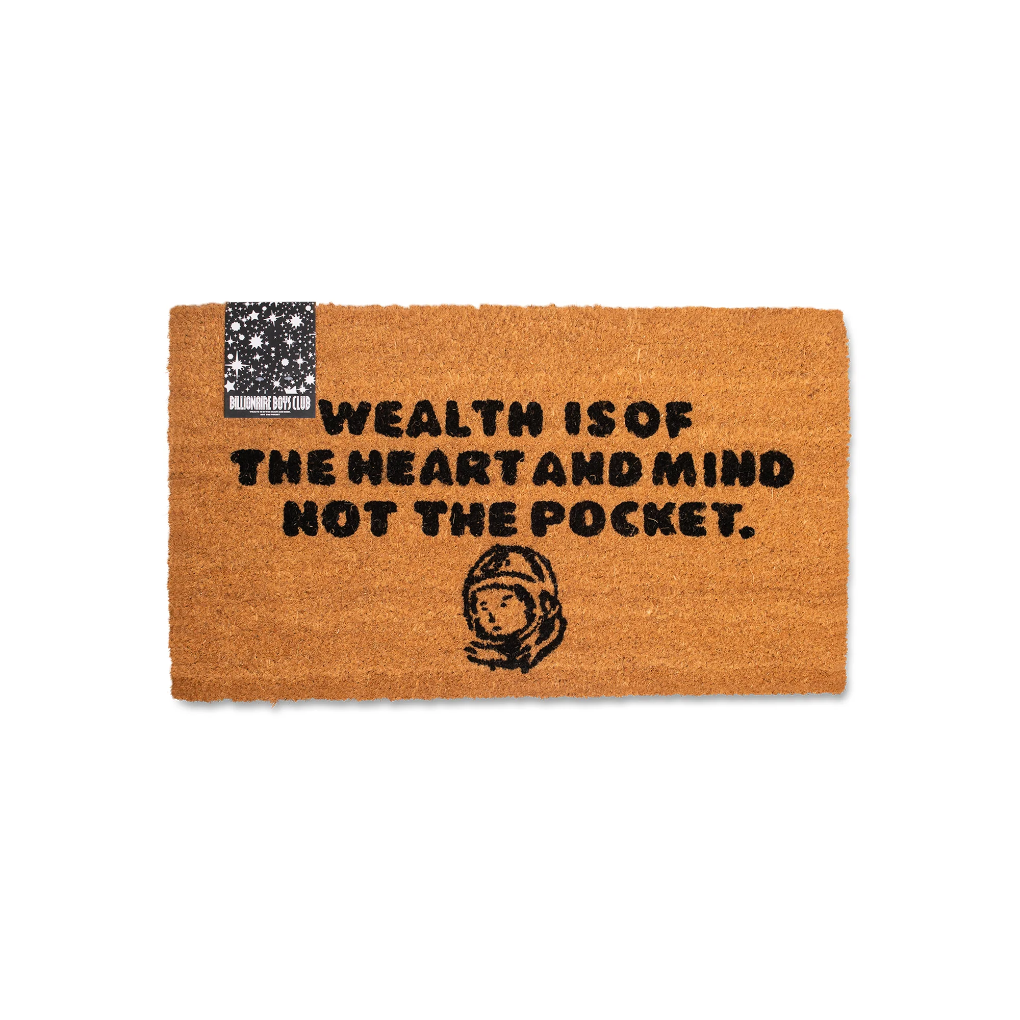 Billionaire Boys Club Wealth Door Mat 'Plain Coir'