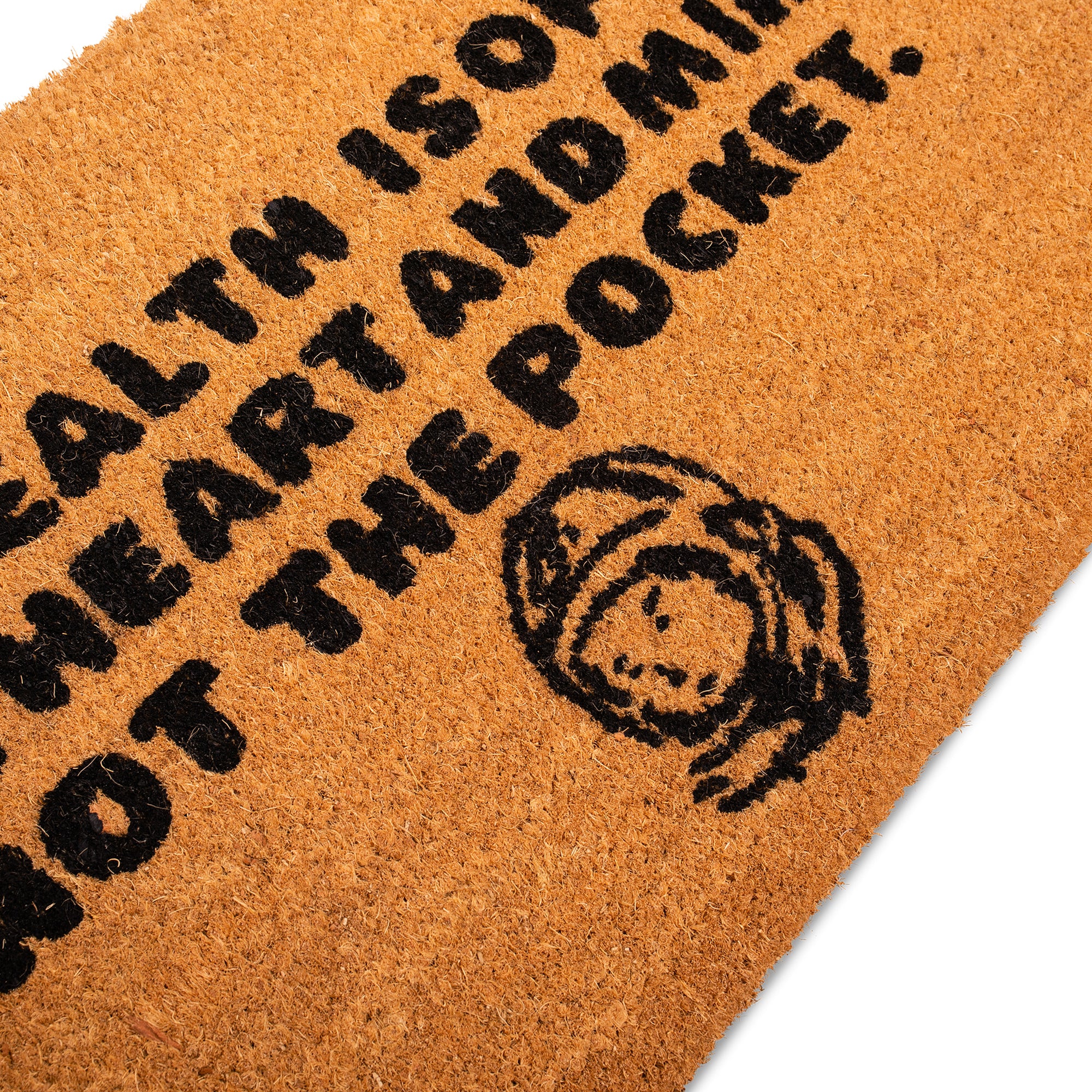 Billionaire Boys Club Wealth Door Mat 'Plain Coir' - Image 2