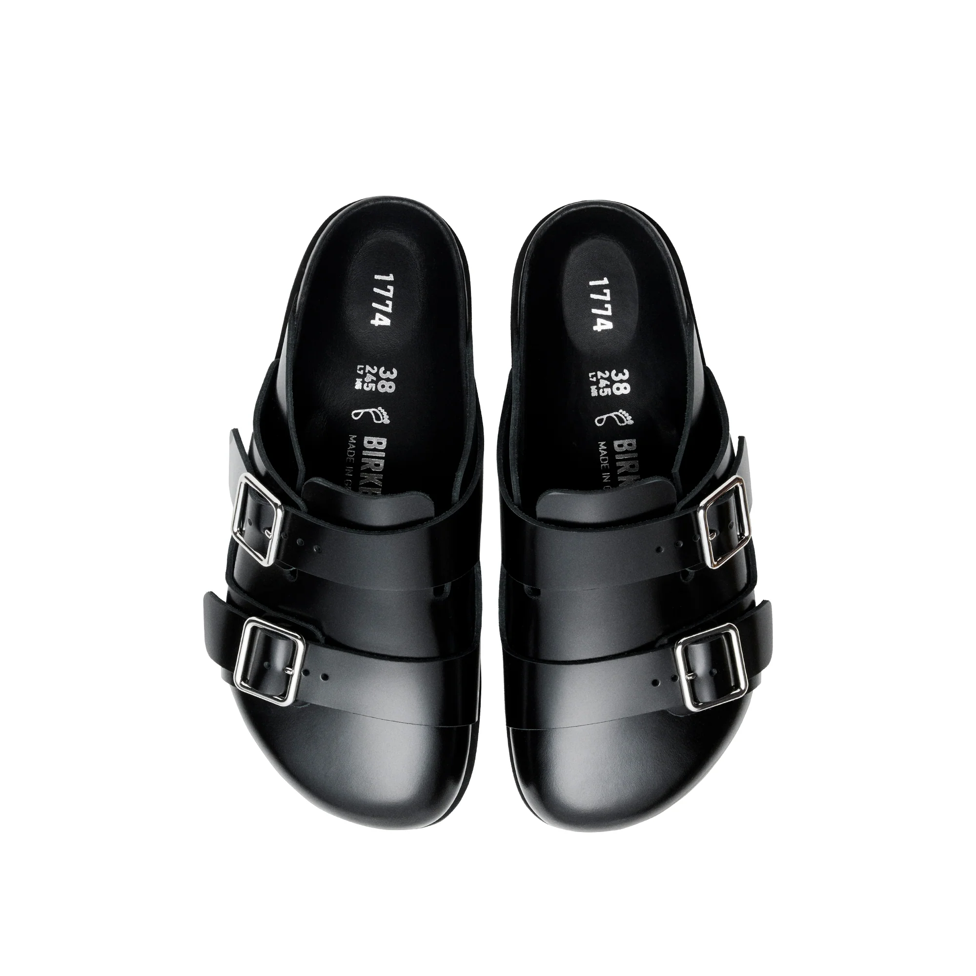 Birkenstock 1774 Mens 222 West Leather Sandals - Image 2