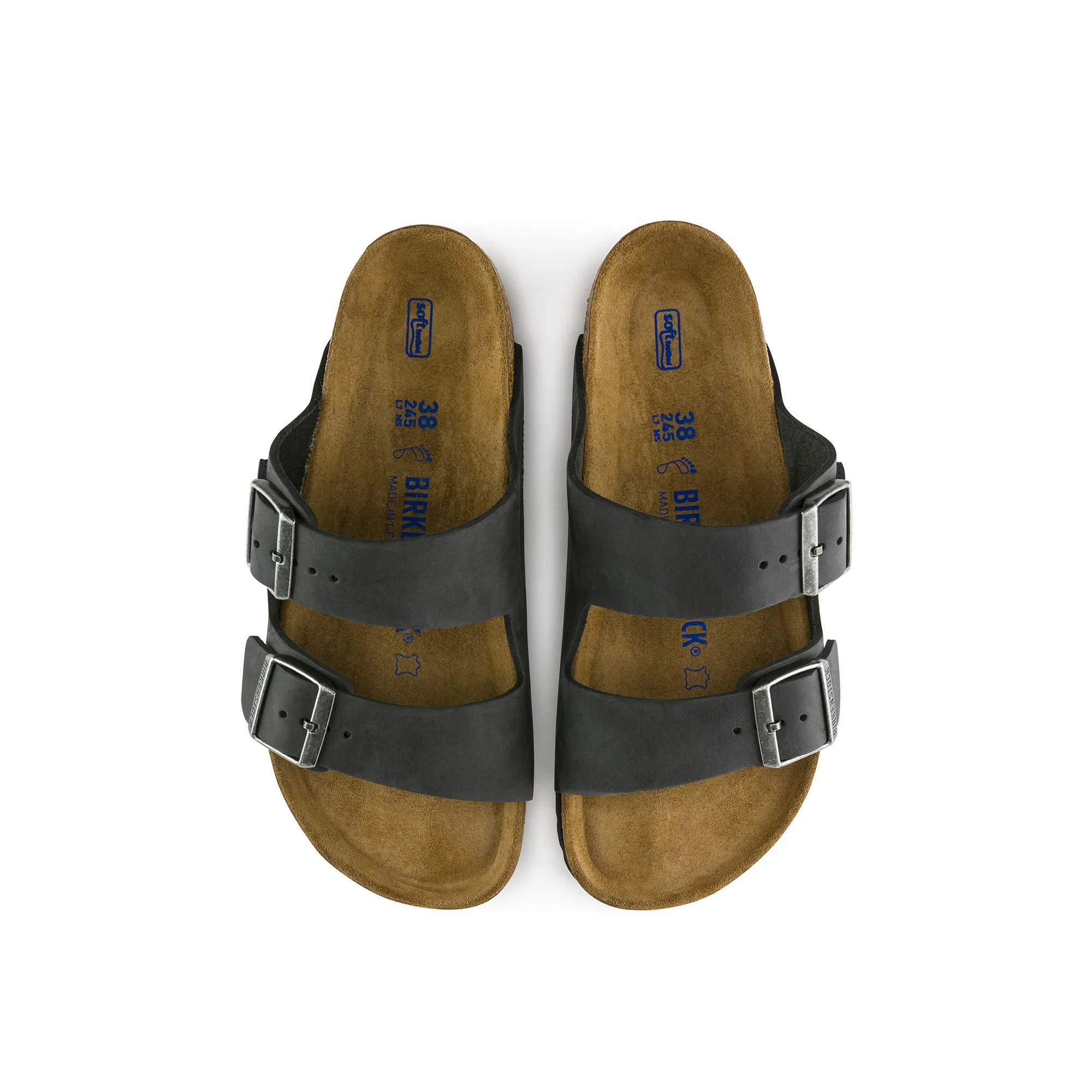 Birkenstock Arizona Soft Footbed Oiled Leather Sandals - Image 2