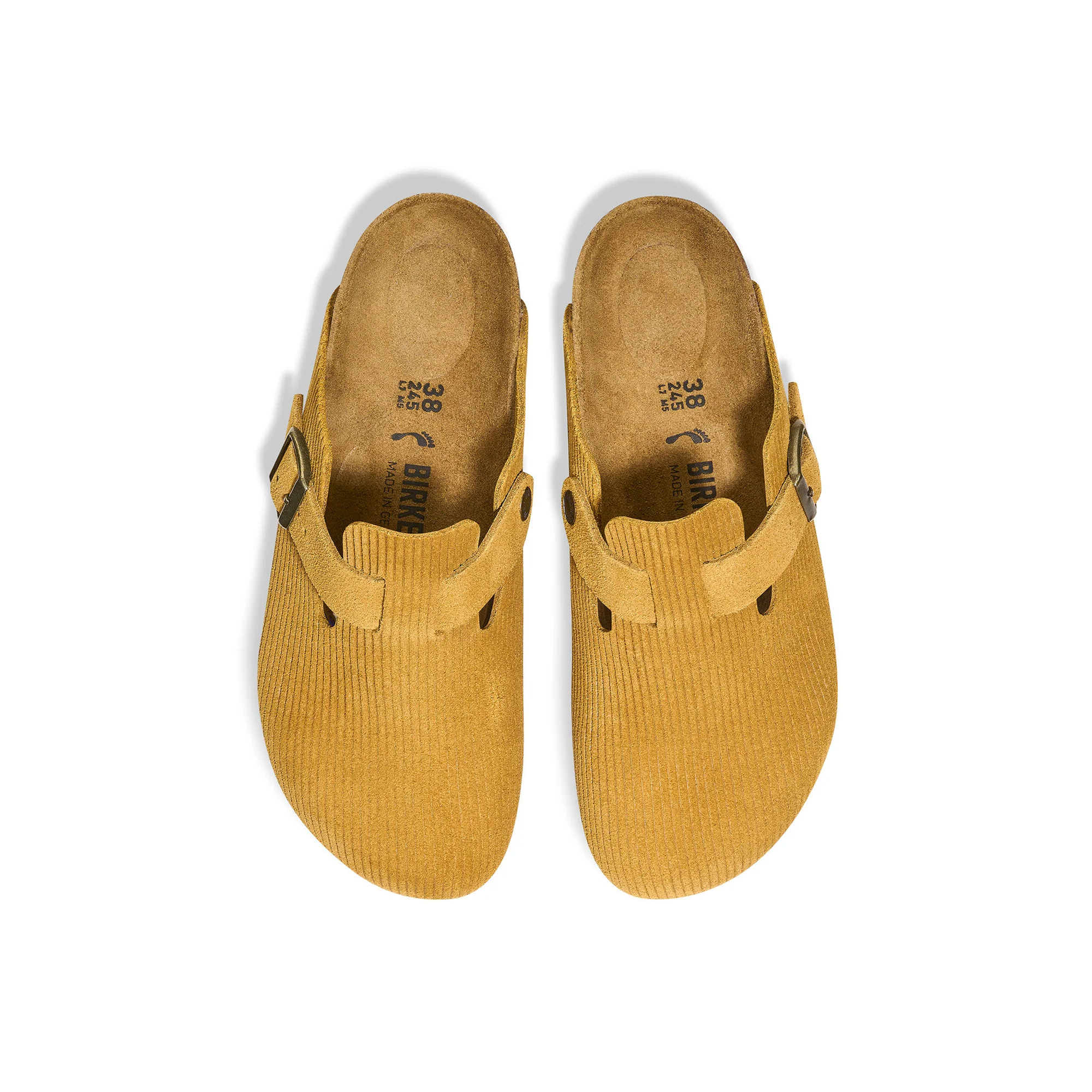 Birkenstock Boston Suede Embossed Shoes - Image 3