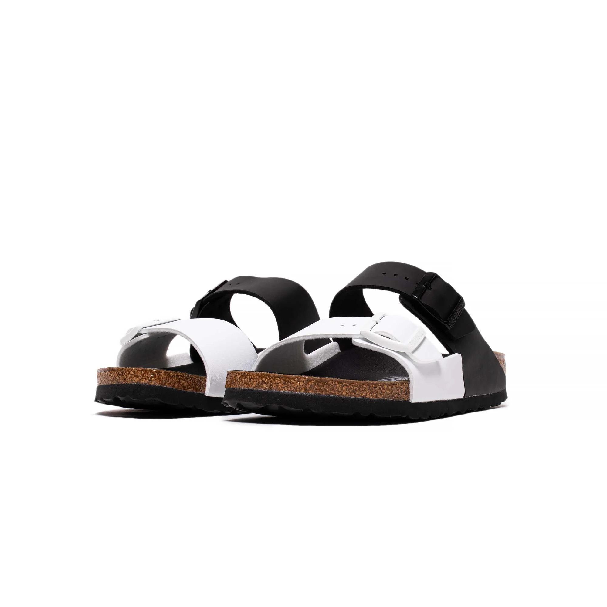 Birkenstock Mens Arizona Split 'Black/White' Sandals - Image 2
