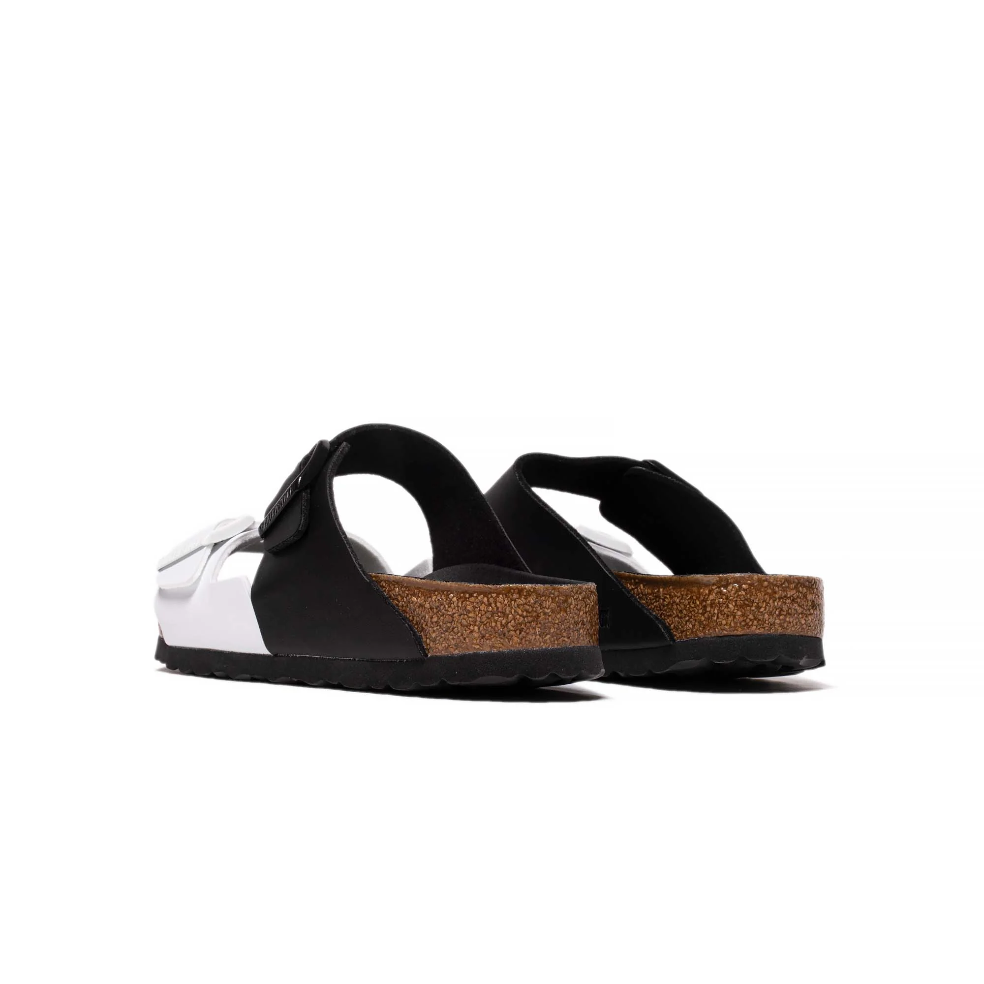 Birkenstock Mens Arizona Split 'Black/White' Sandals - Image 3