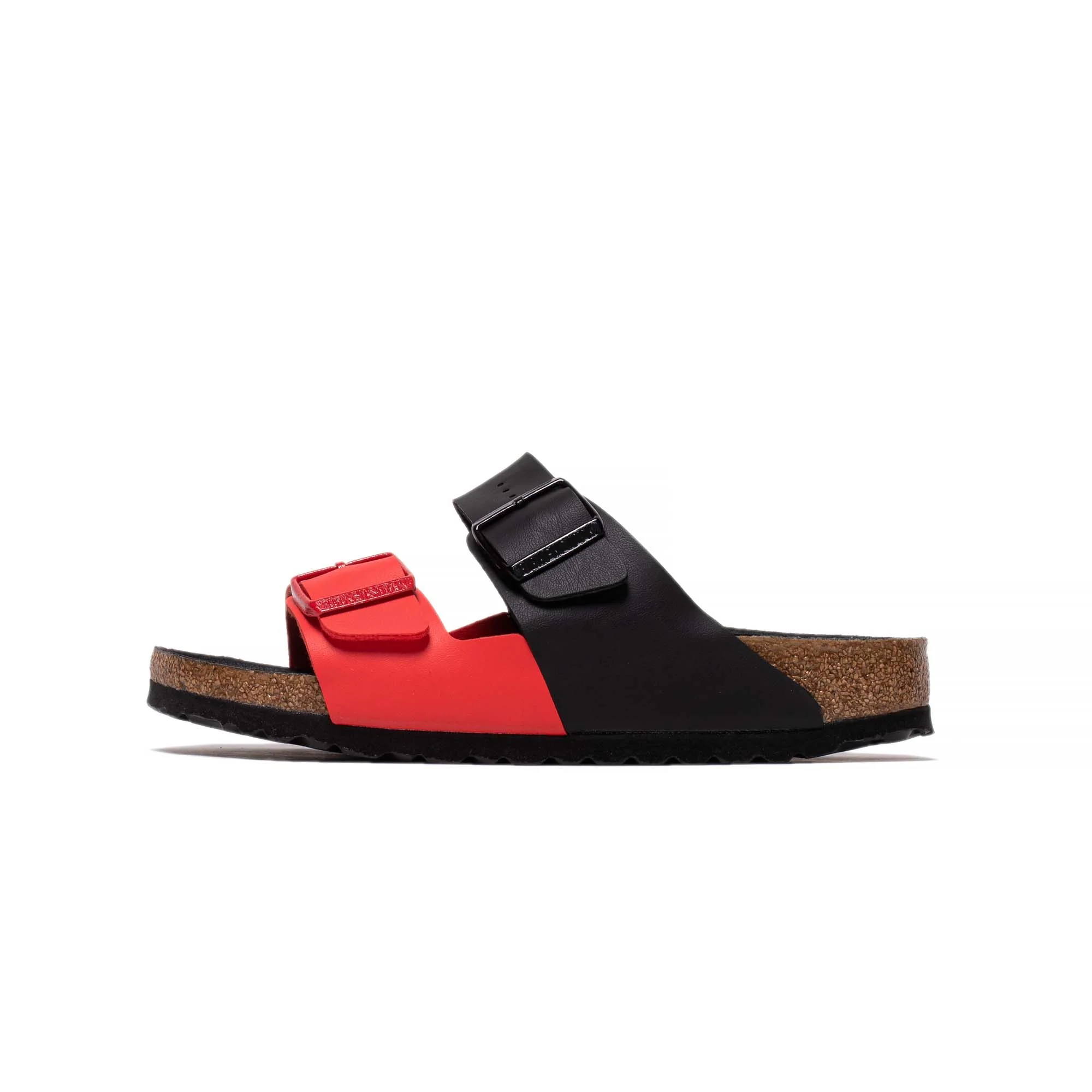 Birkenstock Mens Arizona Split 'Black/Red' Sandals