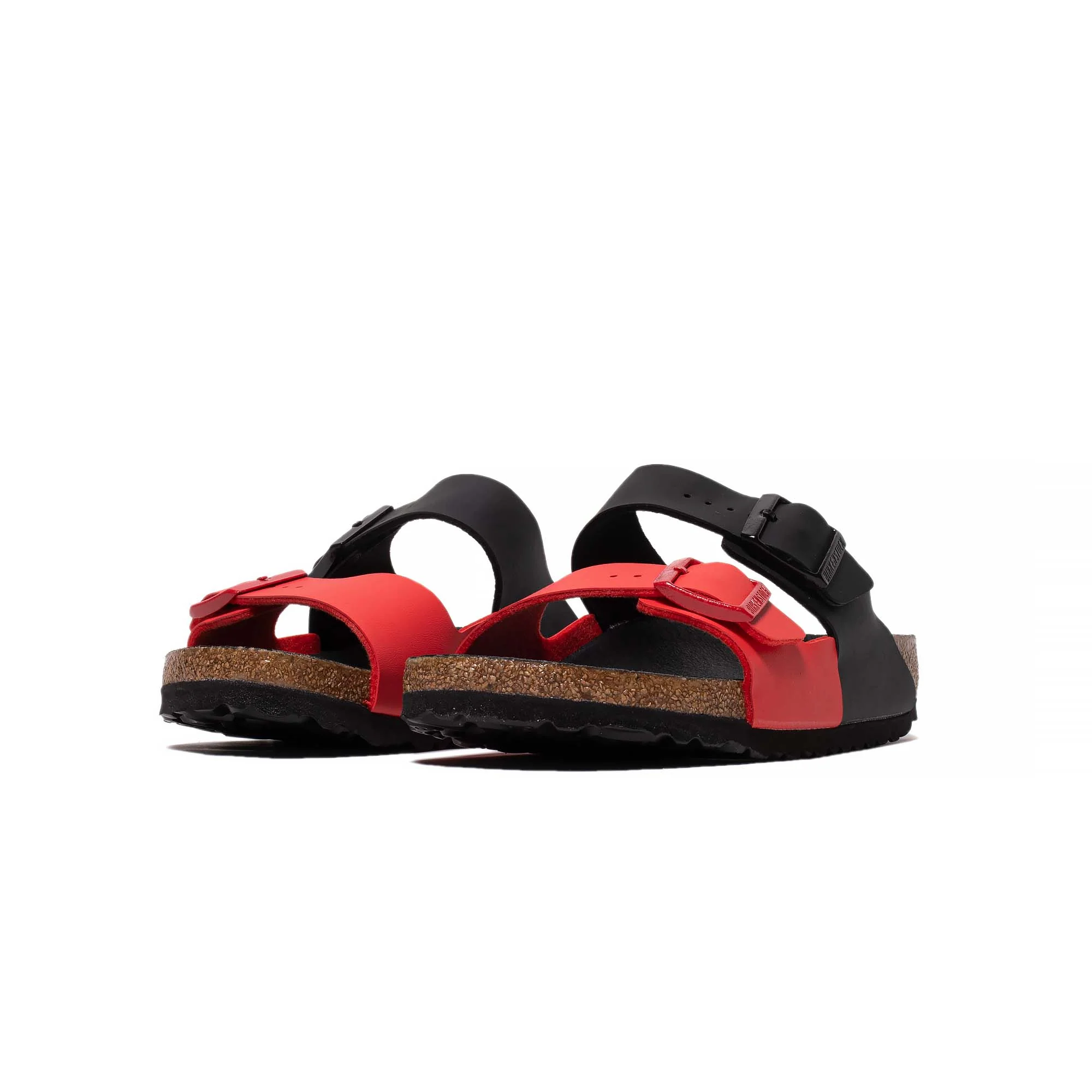 Birkenstock Mens Arizona Split 'Black/Red' Sandals - Image 2