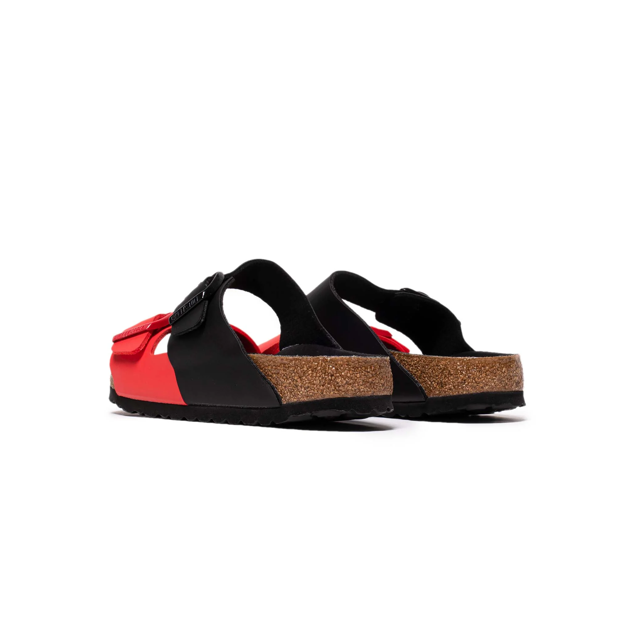Birkenstock Mens Arizona Split 'Black/Red' Sandals - Image 3