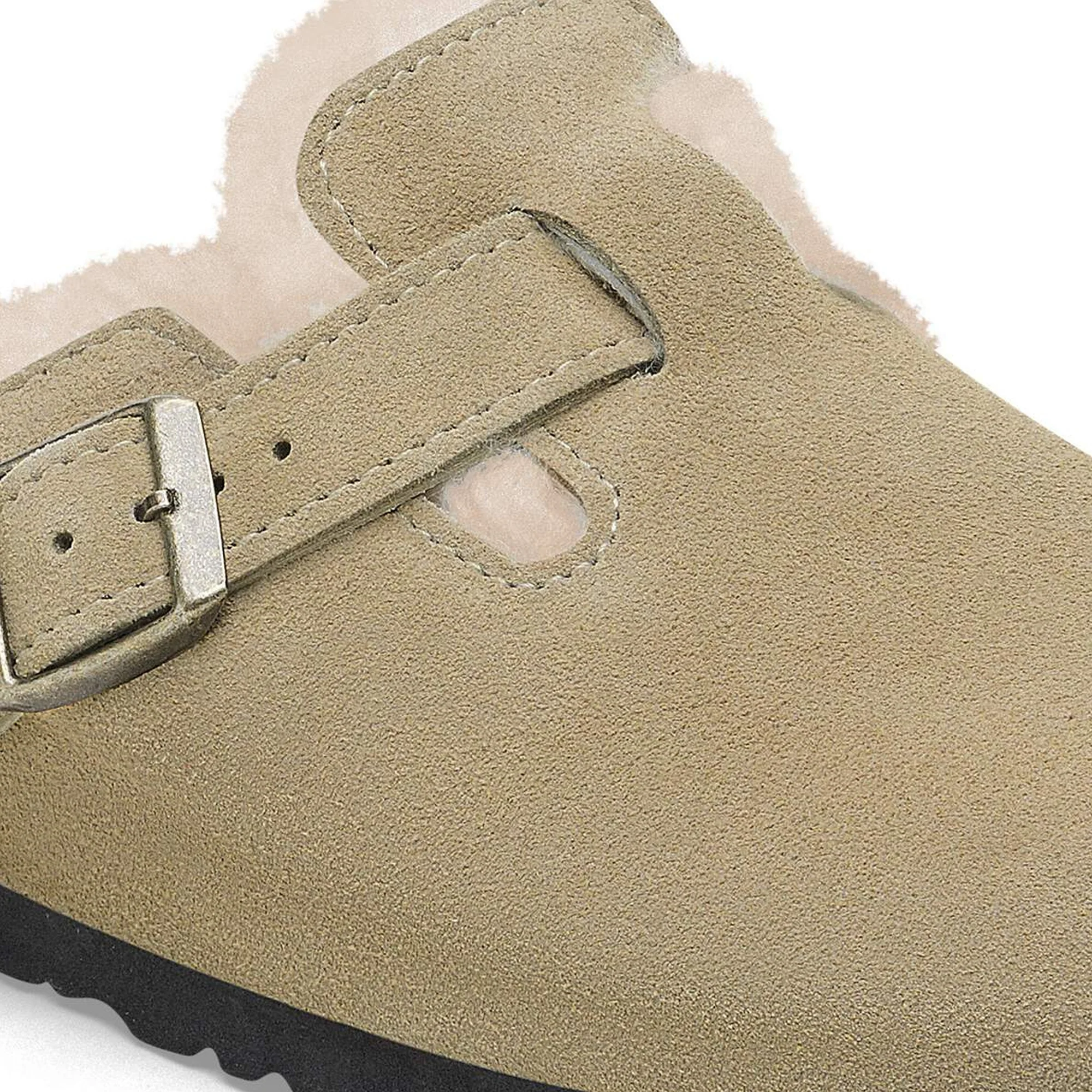 Birkenstock Mens Boston Shearling Sandals - Image 4