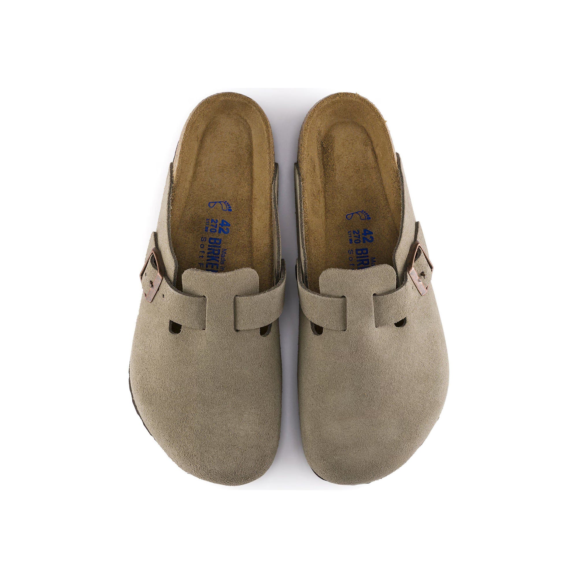 Birkenstock Mens Boston Soft Footbed Slippers (Narrow) - Image 2