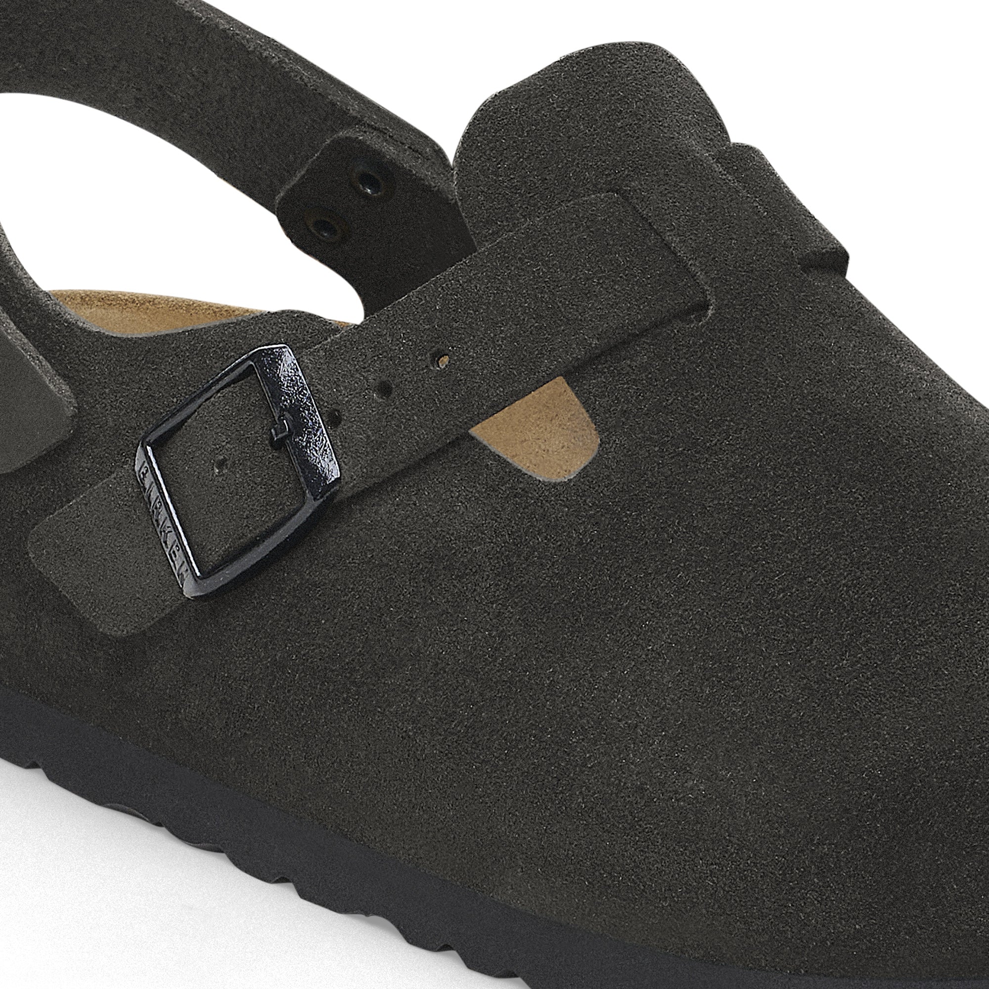 Birkenstock Mens Tokio Black Suede Sandals - Image 4