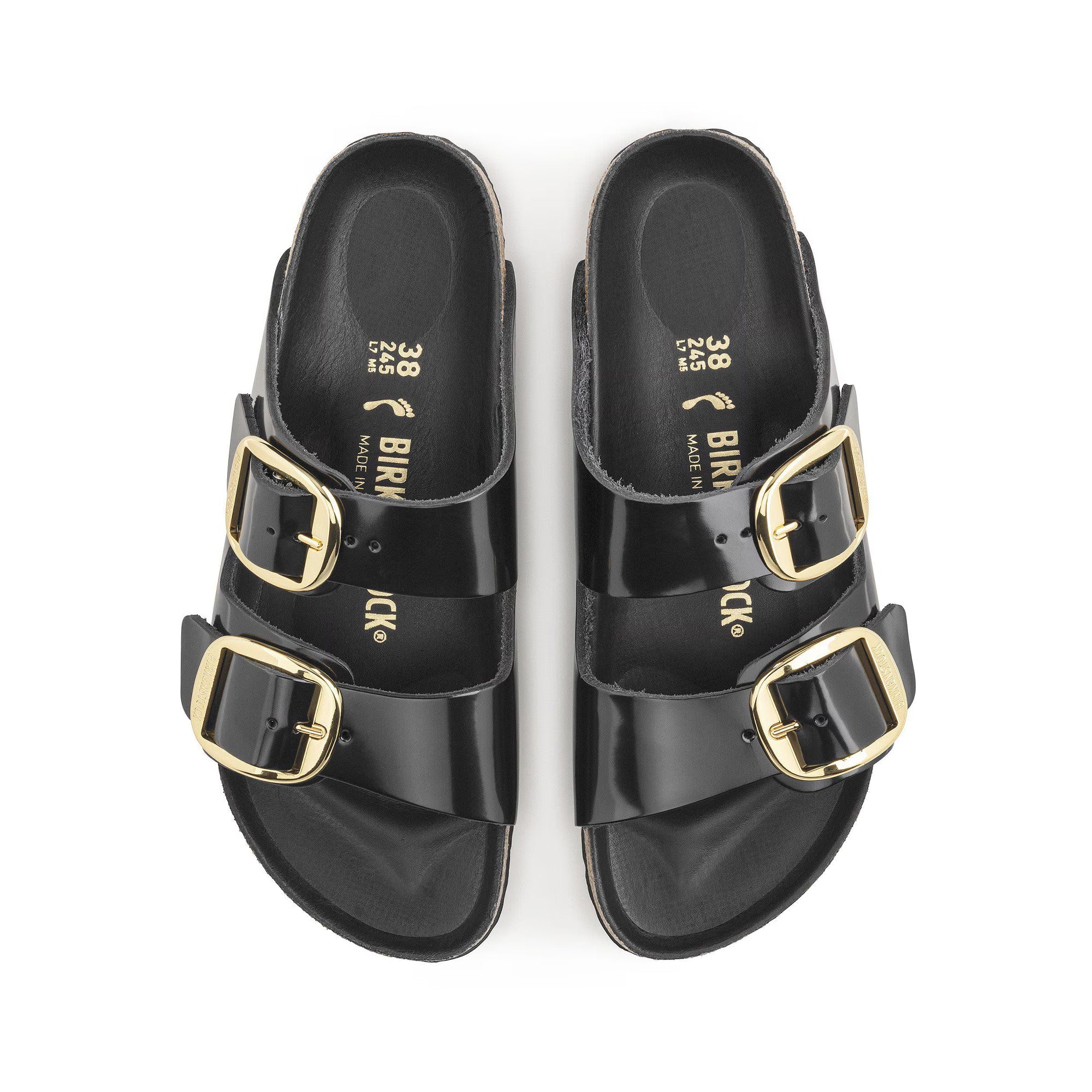 Birkenstock Womens Arizona Big Buckle Slippers - Image 2