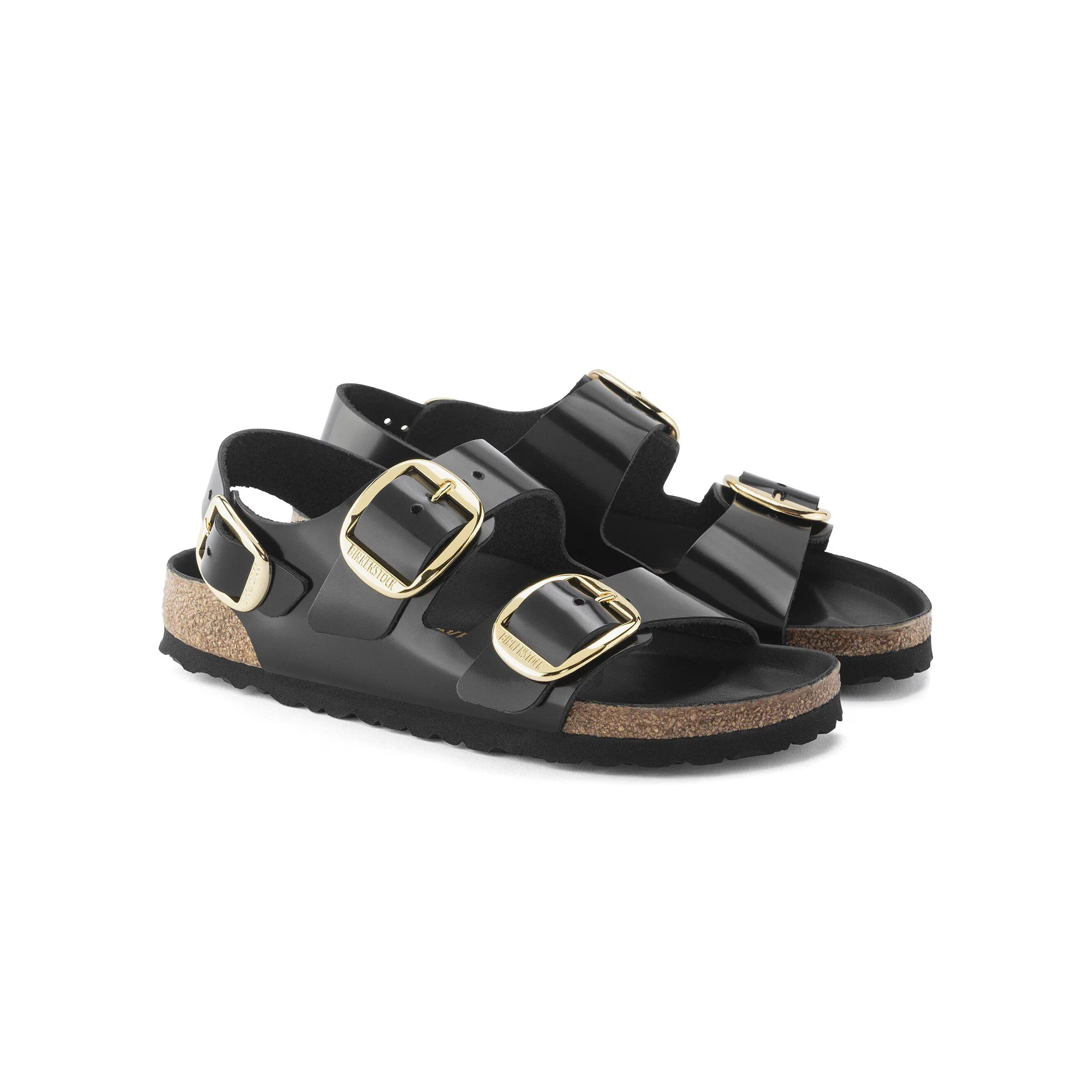 Birkenstock Womens Milano Big Buckle Slippers - Image 3