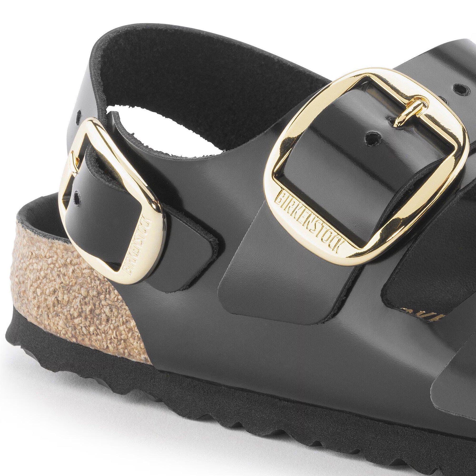 Birkenstock Womens Milano Big Buckle Slippers - Image 4