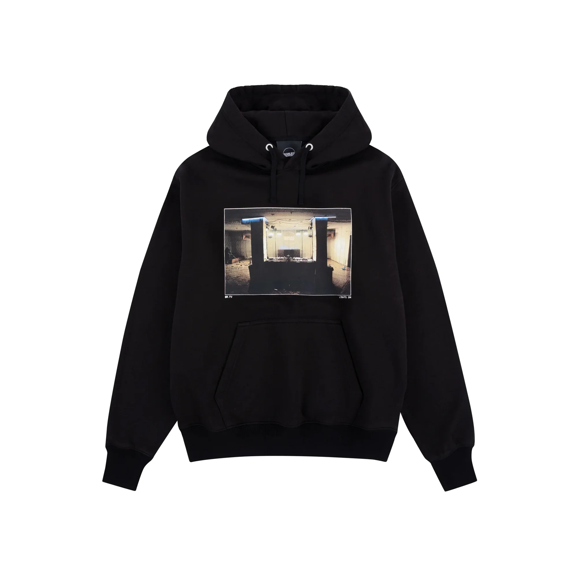 Boiler Room Mens Lights On Hoodie