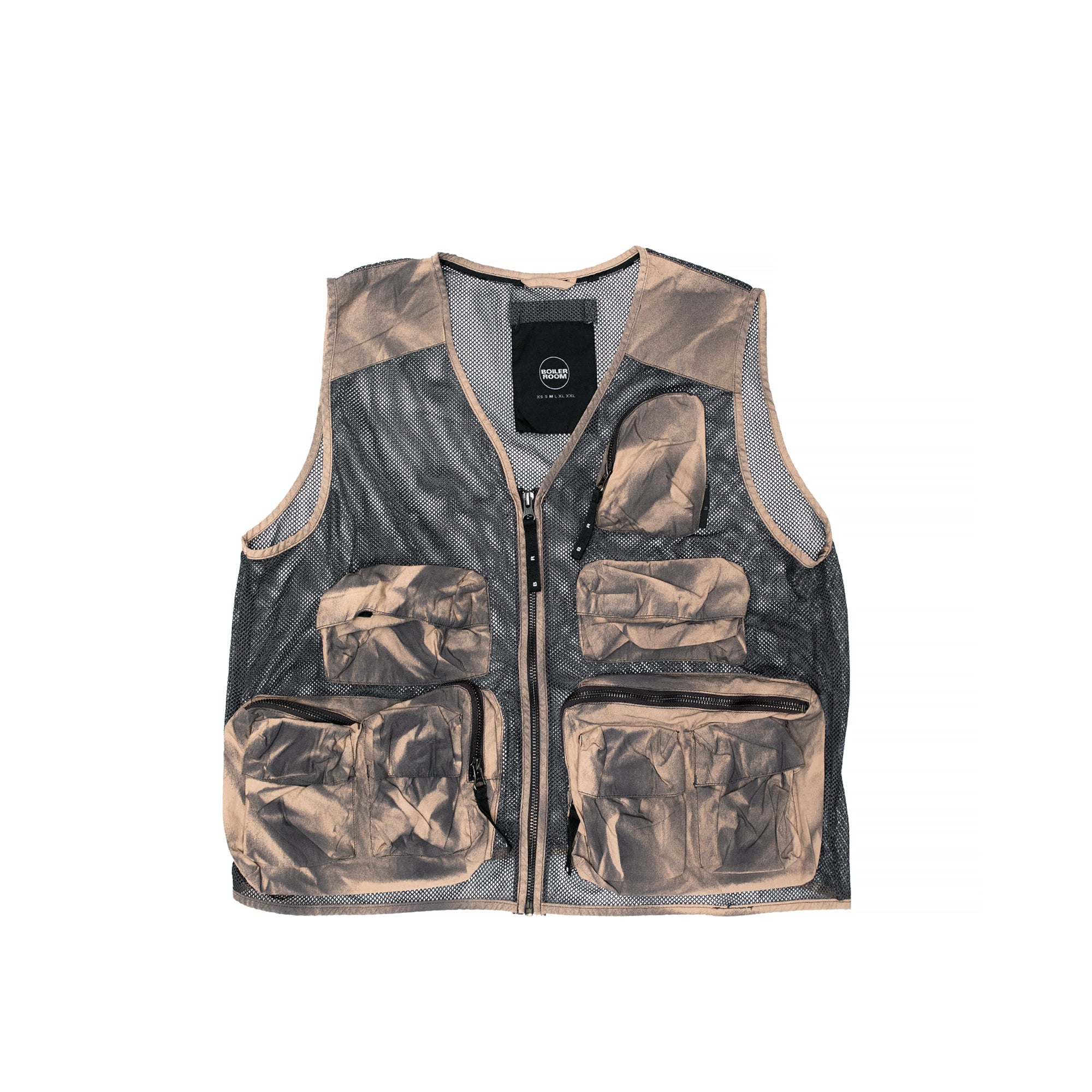 Boiler Room Mens Multi Pocket Gilet Vest
