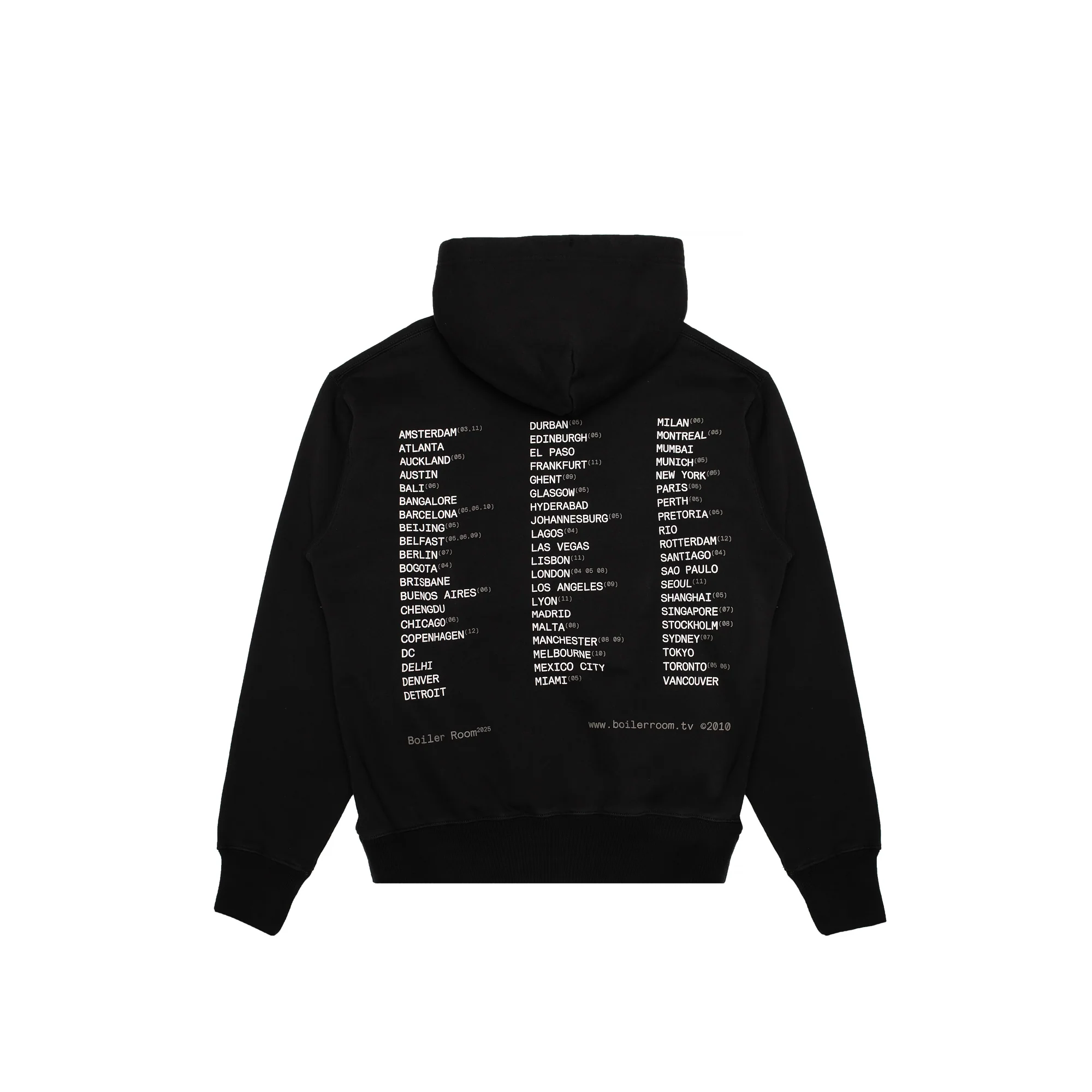 Boiler Room Mens World Tour Hoodie - Image 2