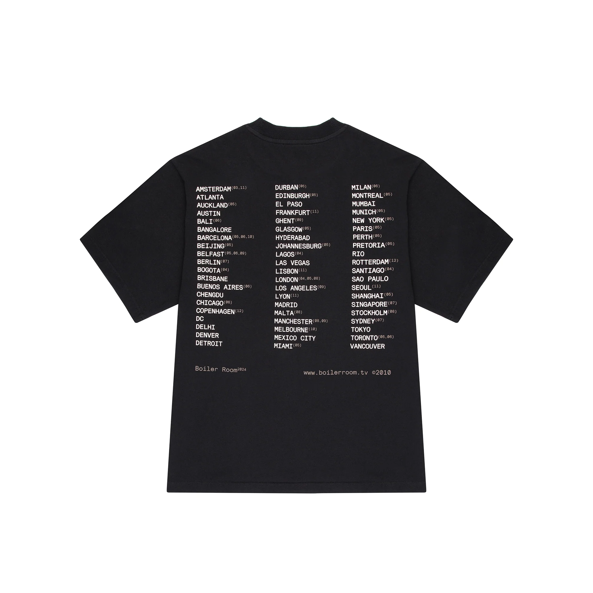 Boiler Room Mens World Tour Tee - Image 2