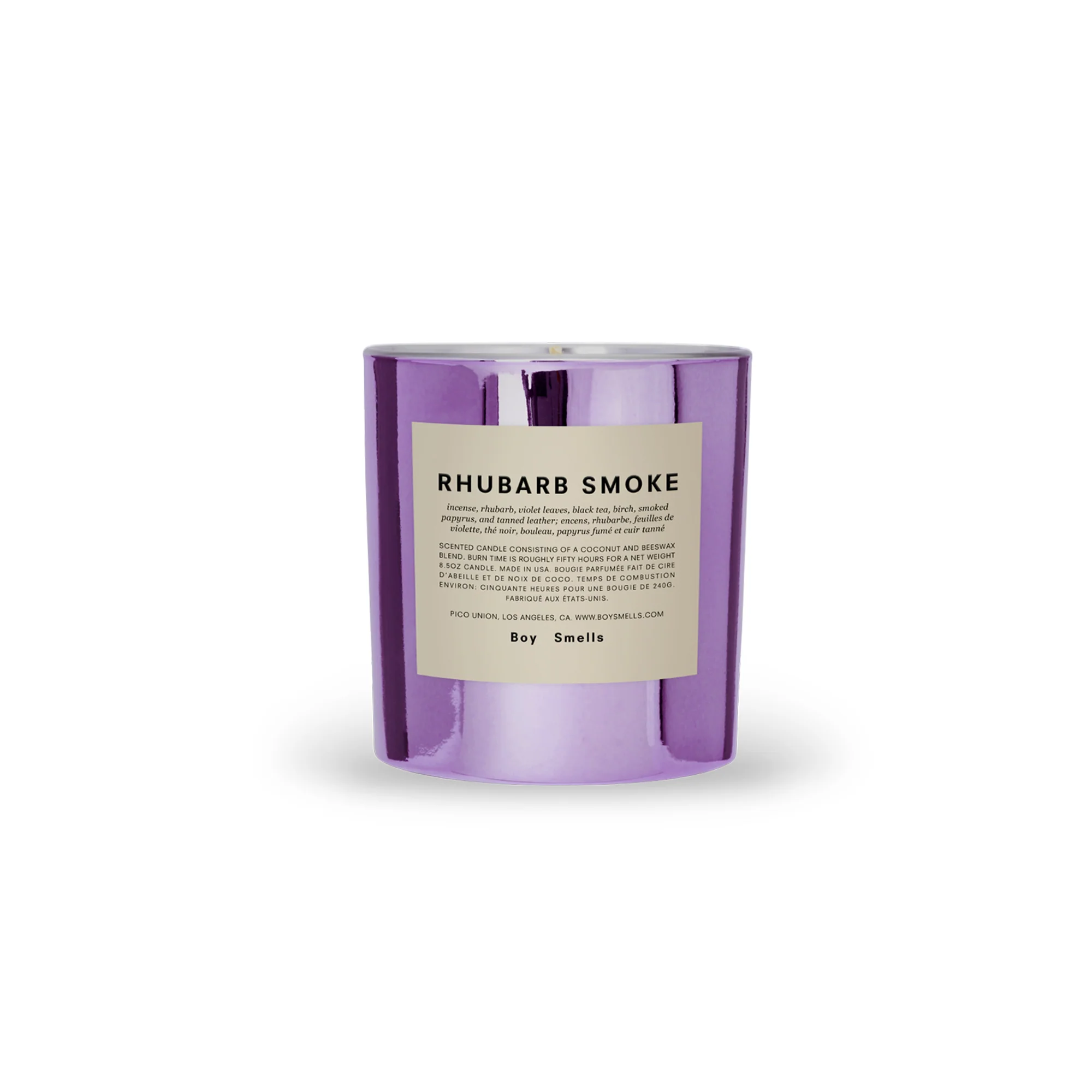 Boy Smells Rhubarb Smoke 8.5 Oz. Candle