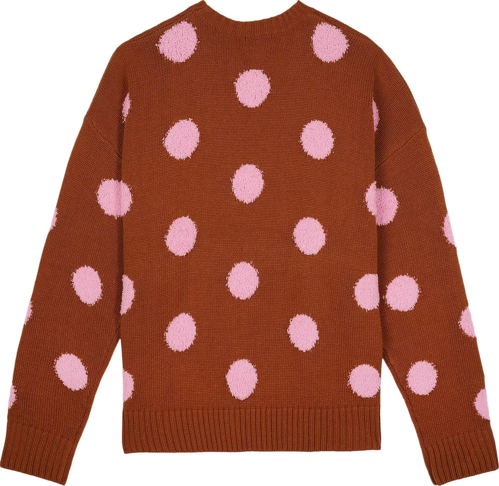 Brain Dead Mens Polka Pile Crewneck Sweater - Image 2