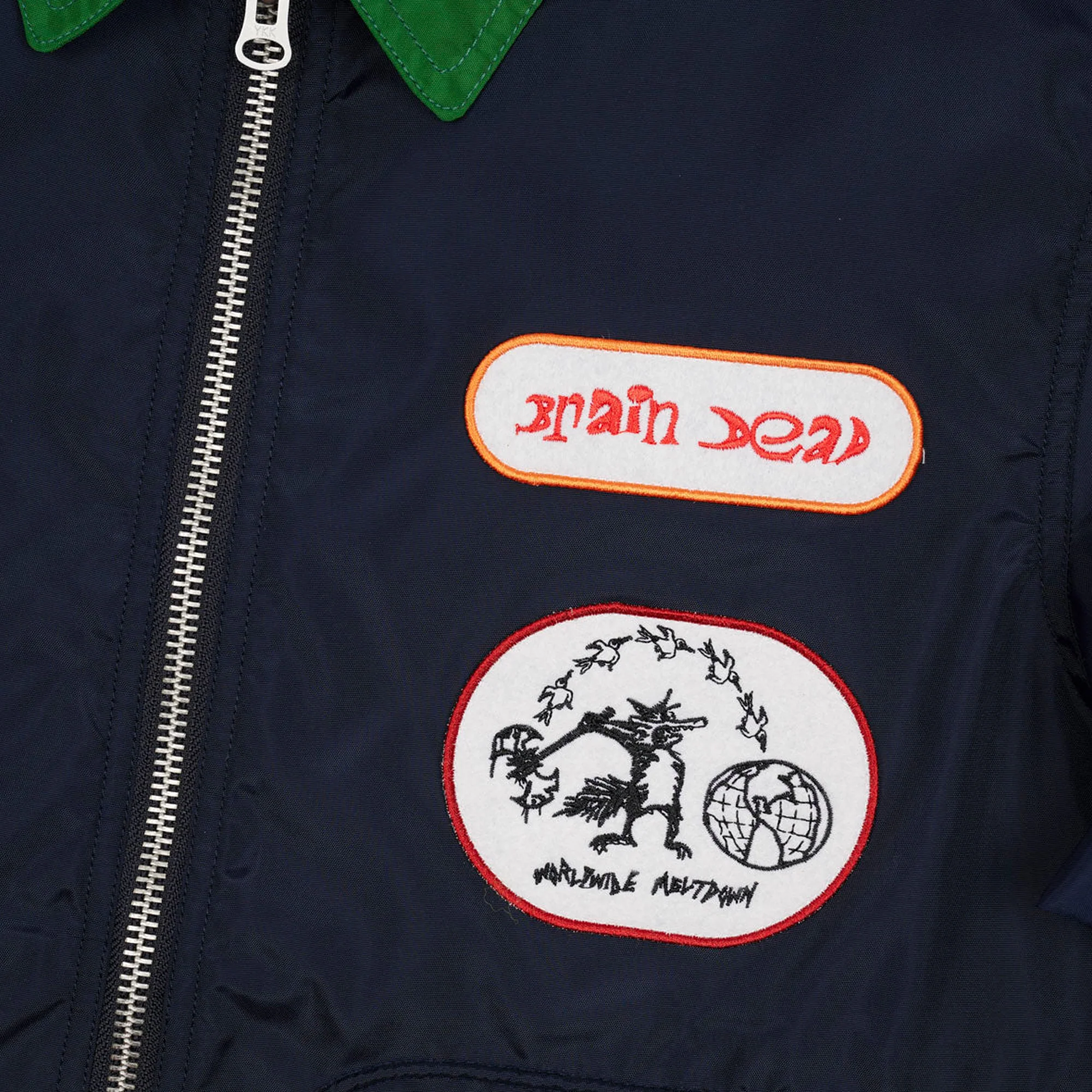 Brain Dead Mens Meltdown Racing Jacket - Image 3