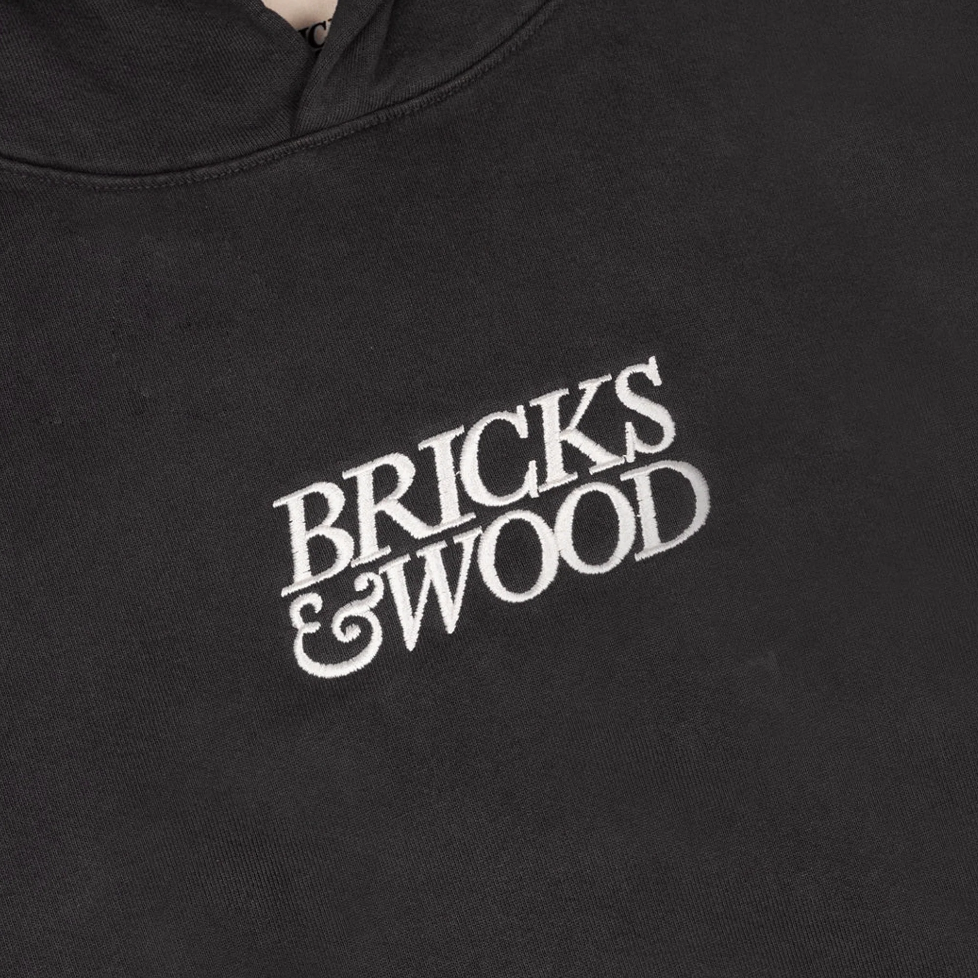 Bricks & Wood Mens Logo Hoodie - Image 2