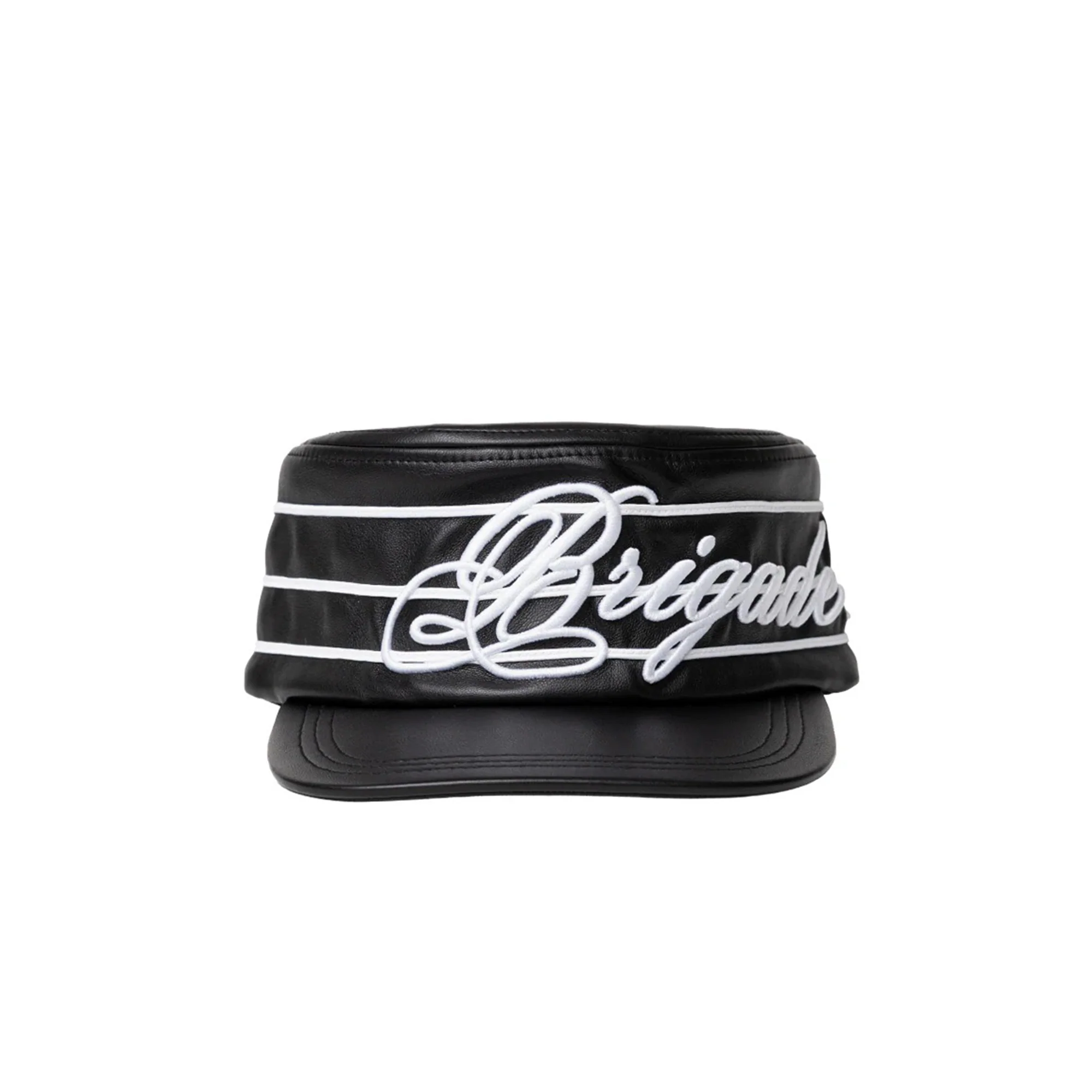 Brigade Leather Pillbox Hat