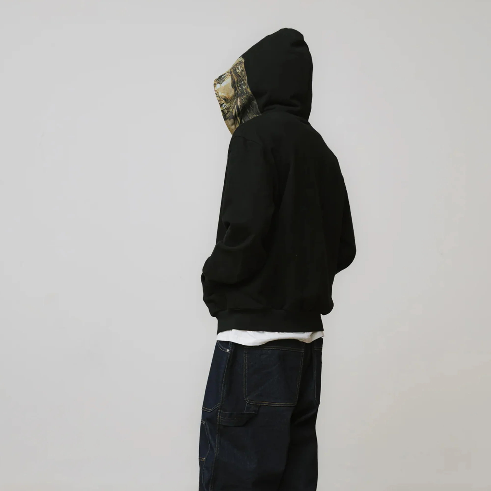 Brigade Mens Jesus Piece Full Zip Hoodie - Image 3