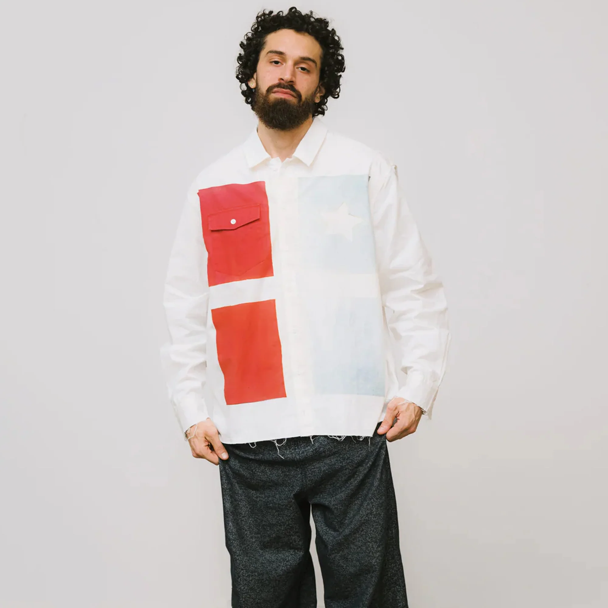 Brigade Mens Lares Flag Shirt - Image 2