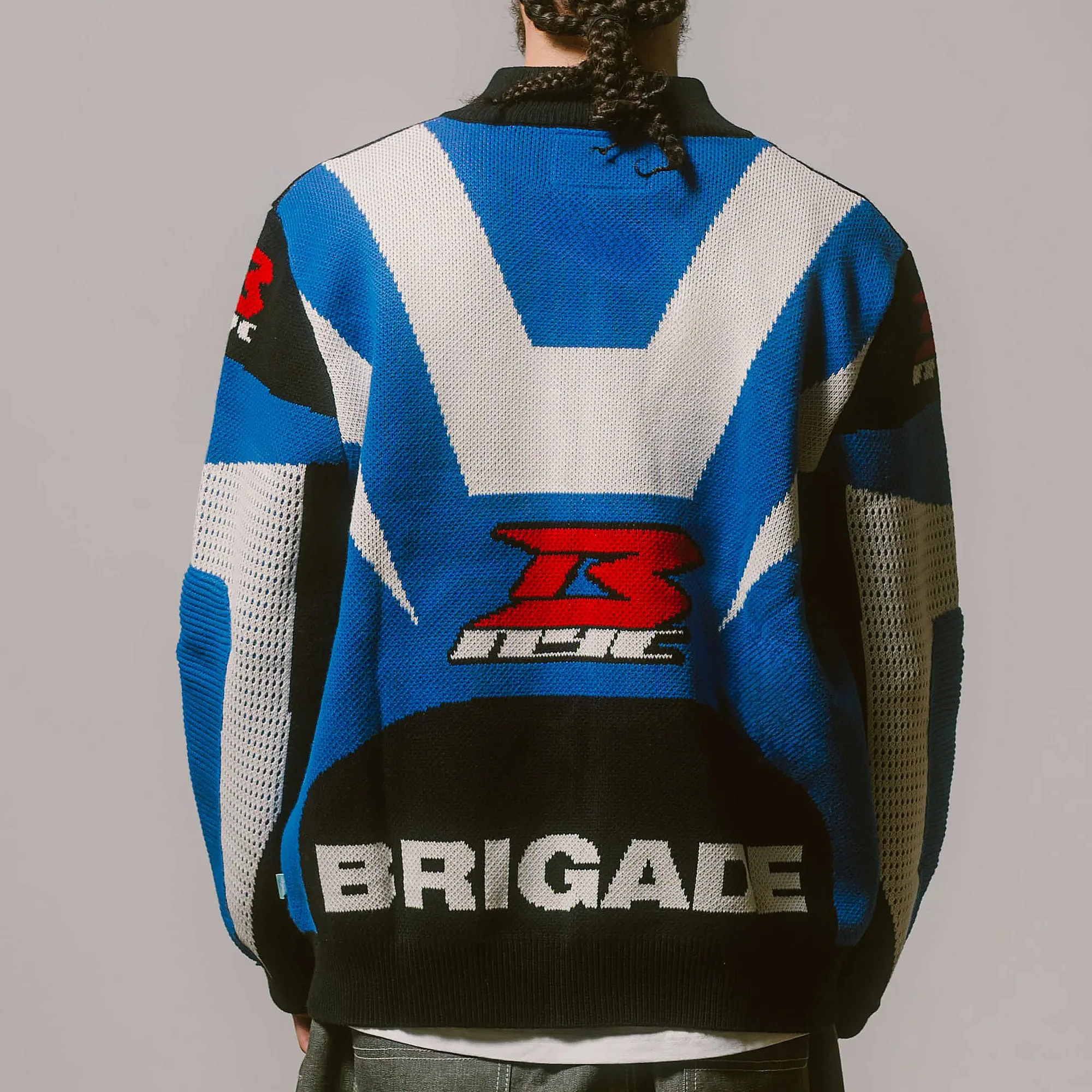 Brigade Mens Moto Zips Knit - Image 4