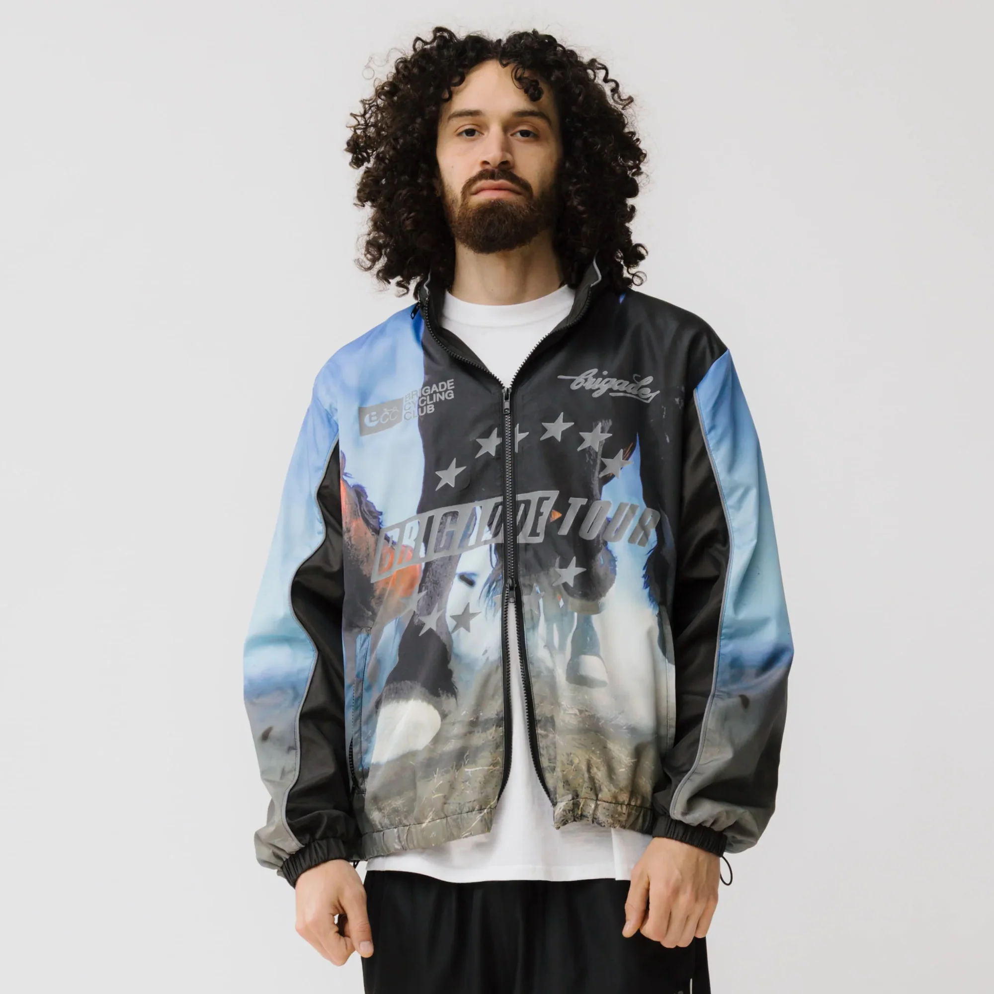Brigade Mens Race Horse Cycling Jacket - Image 3