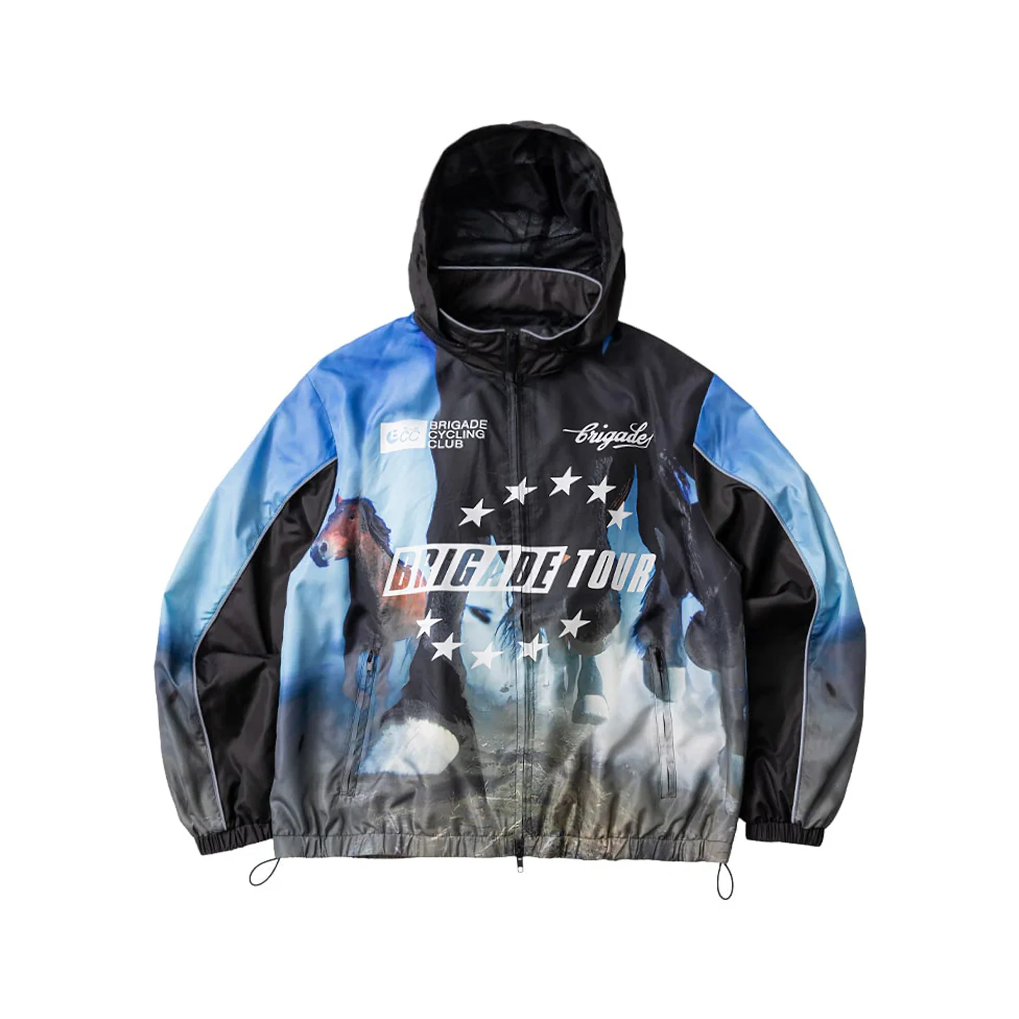 Brigade Mens Race Horse Cycling Jacket - Image 4