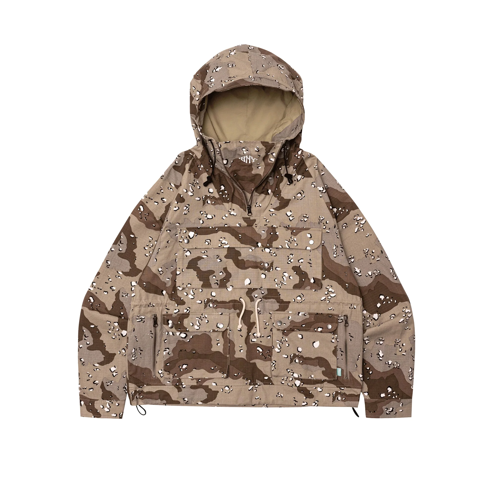 Brigade Mens Ripstop Camo Mountain Smock Jacket