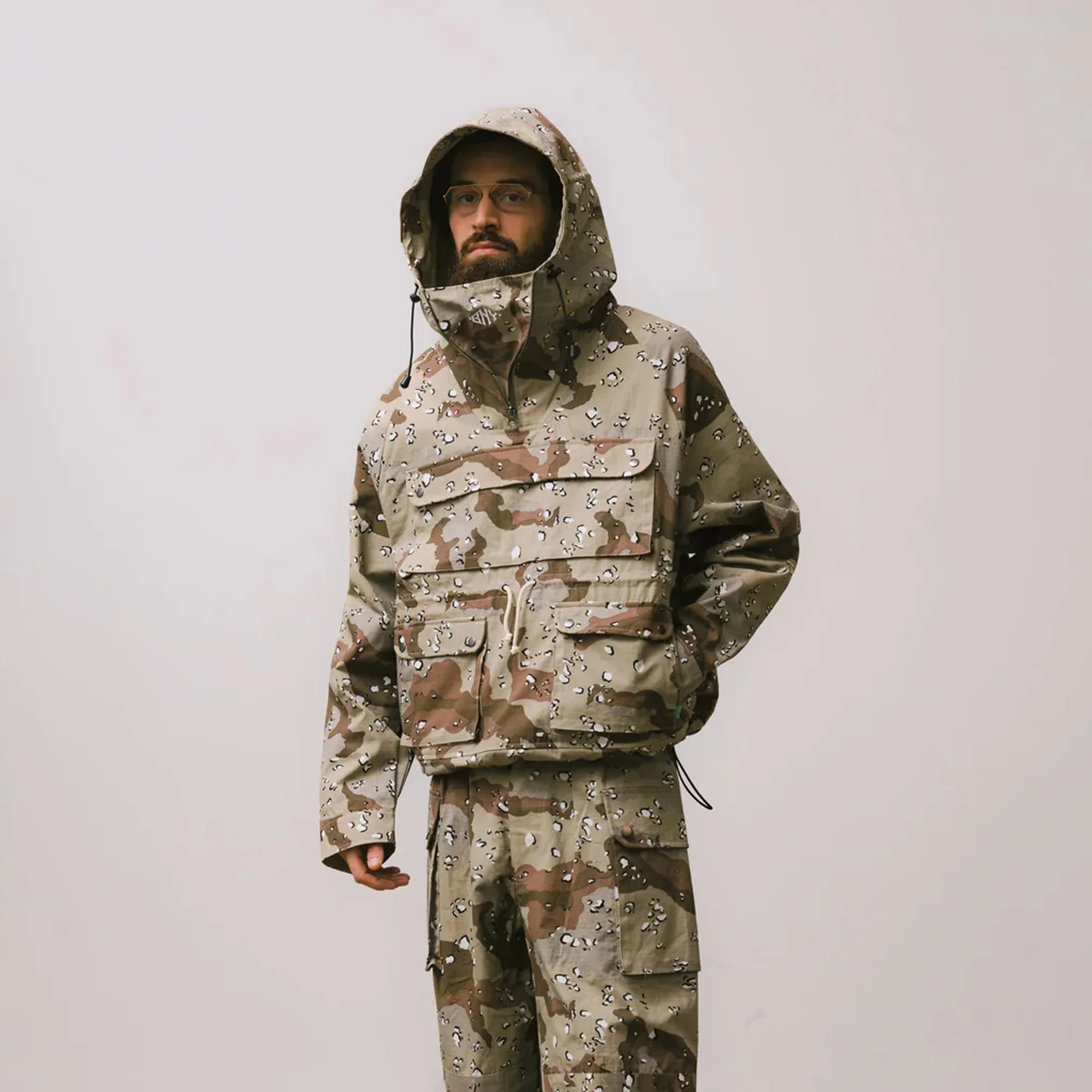 Brigade Mens Ripstop Camo Mountain Smock Jacket - Image 2