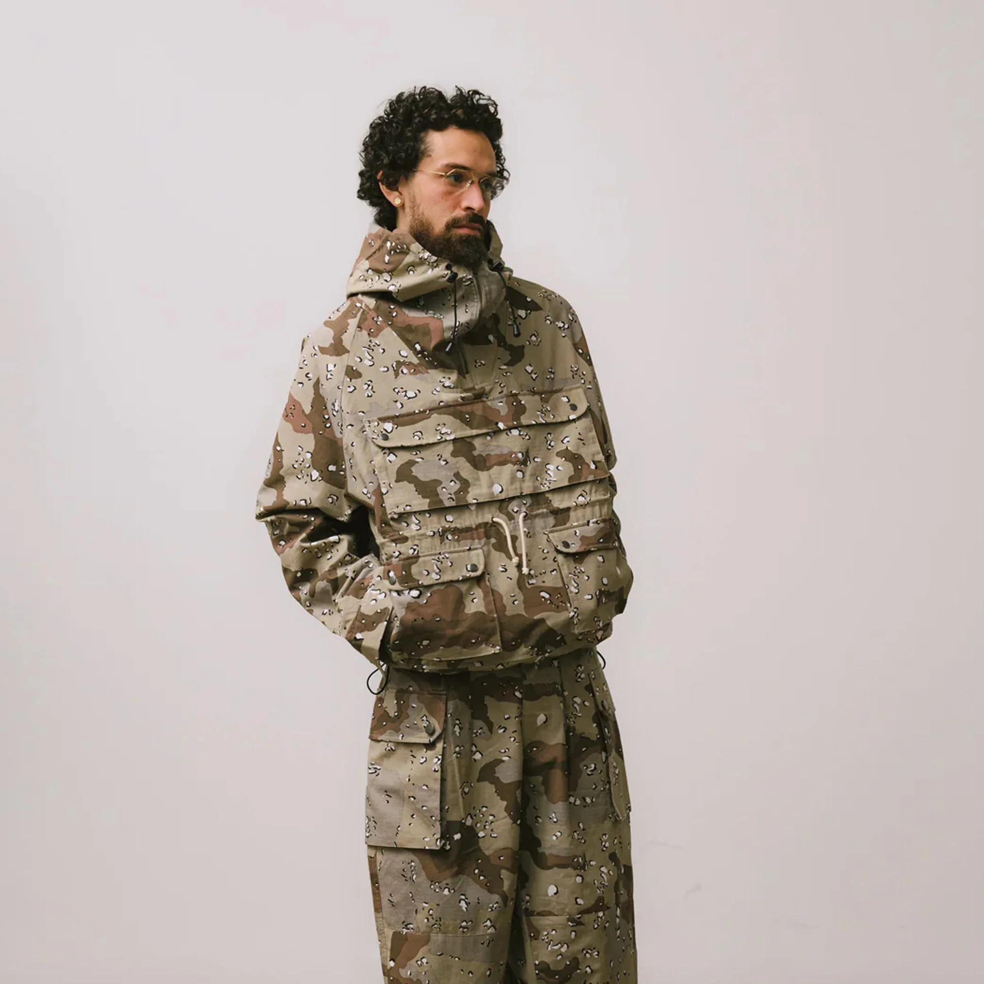 Brigade Mens Ripstop Camo Mountain Smock Jacket - Image 3