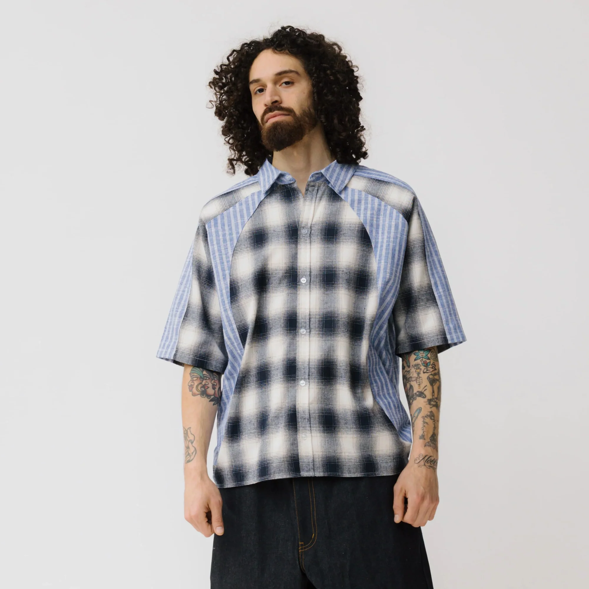 Brigade Mens Velodrome Short Sleeve Button Down Shirt - Image 2