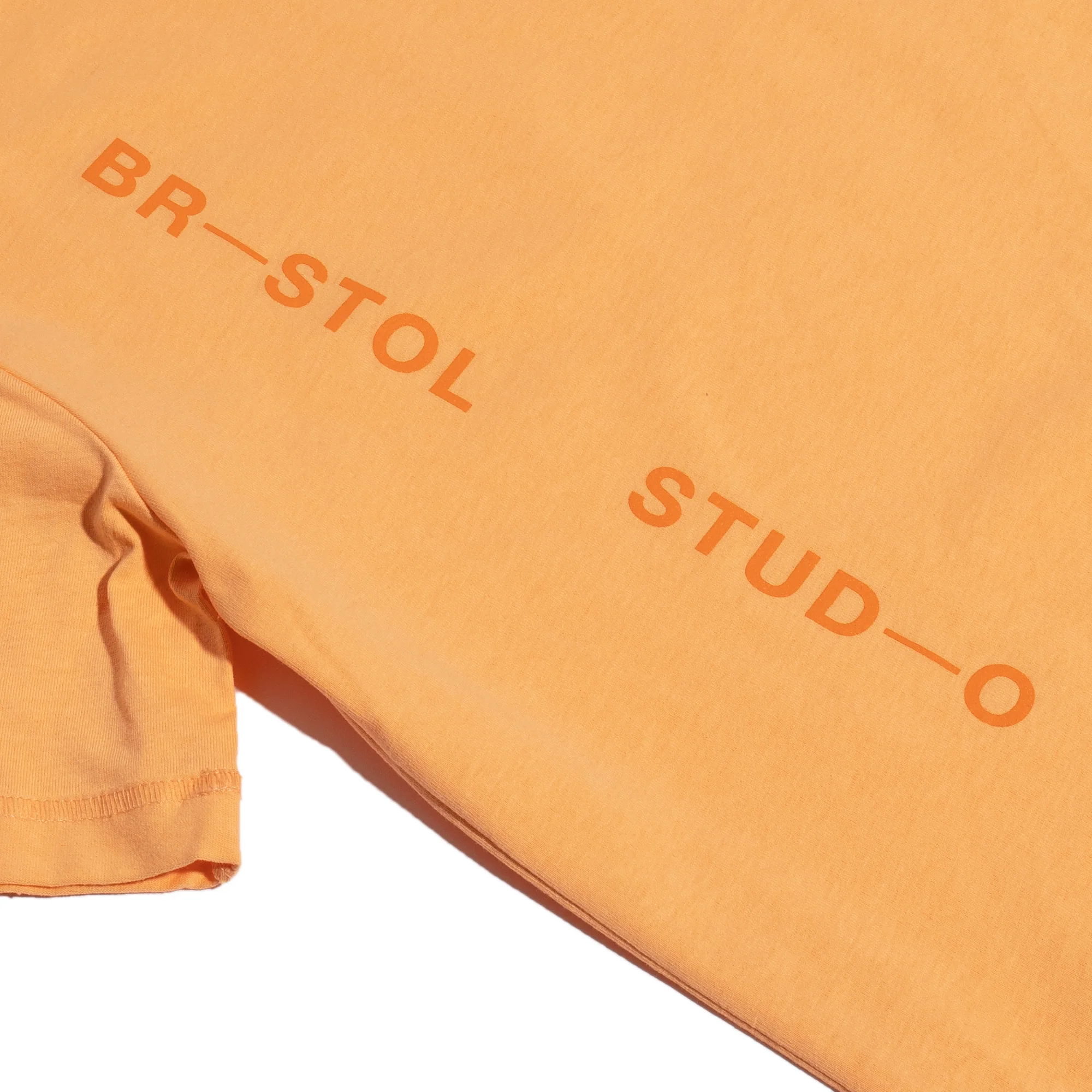 Bristol Studios Mens Vertical Team Tee Peach - Image 3