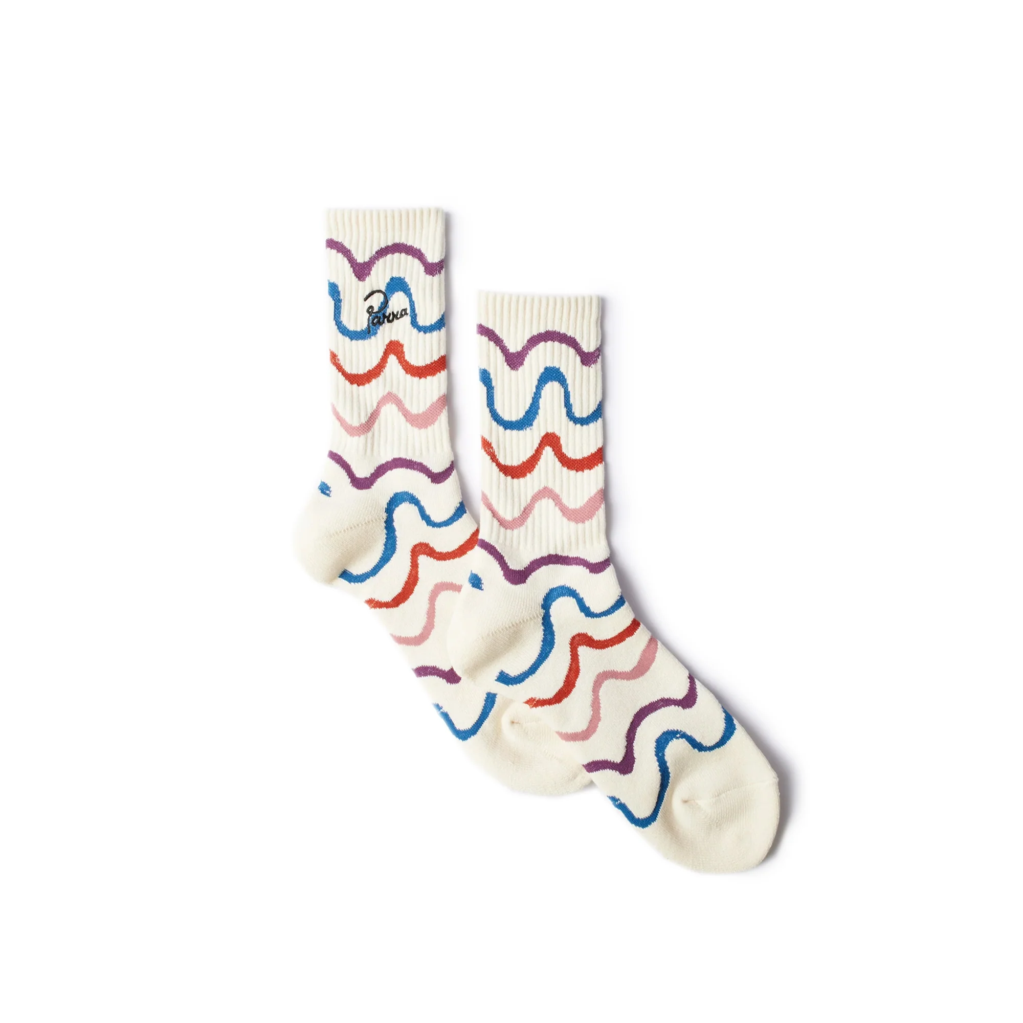 By Parra Mens Sock Wave Crew Socks