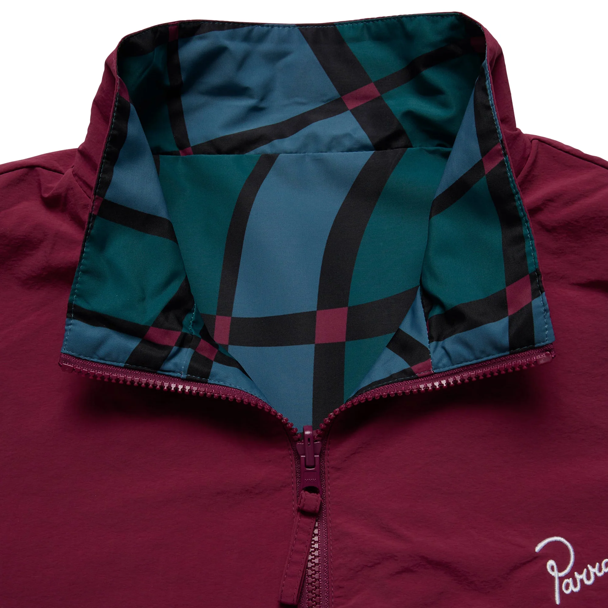 By Parra Mens Squared Wave Pattern Track Top - Image 4