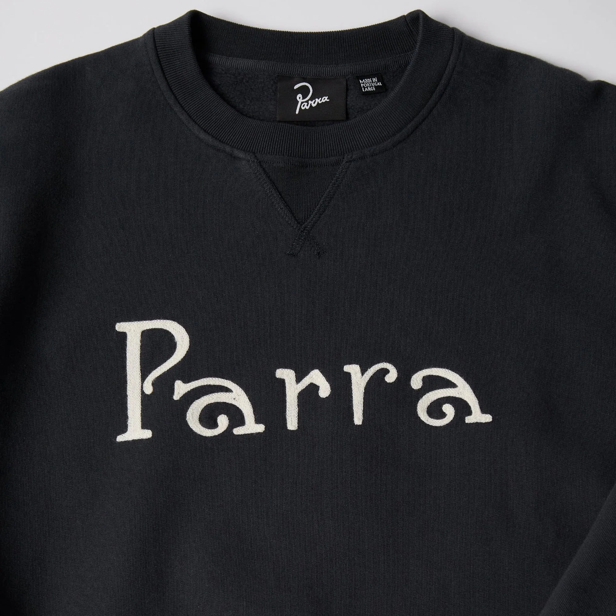 By Parra Mens Weird Trad Logo Crew Beck Sweatshirt - Image 2