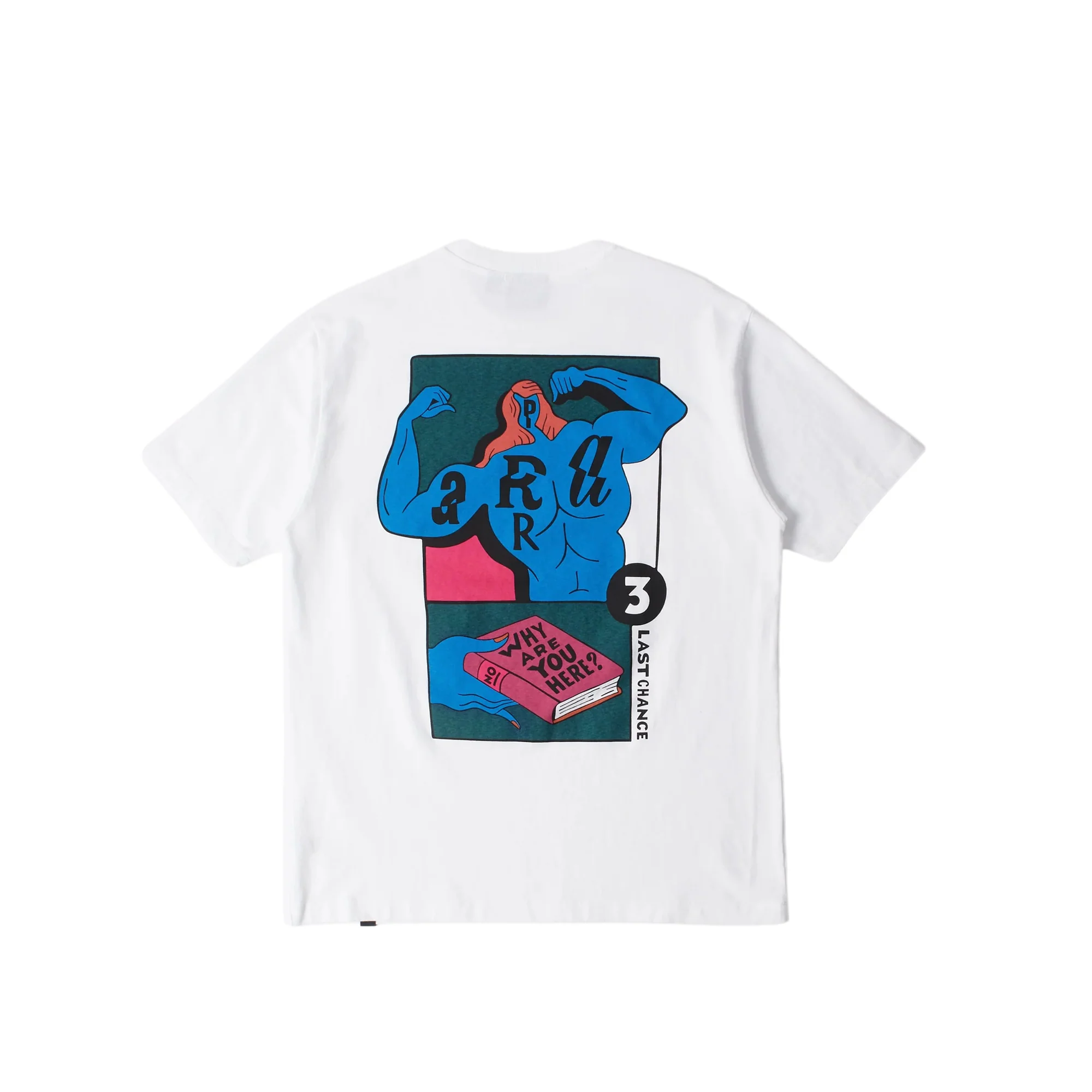 By Parra Mens Why Are You Here Tee