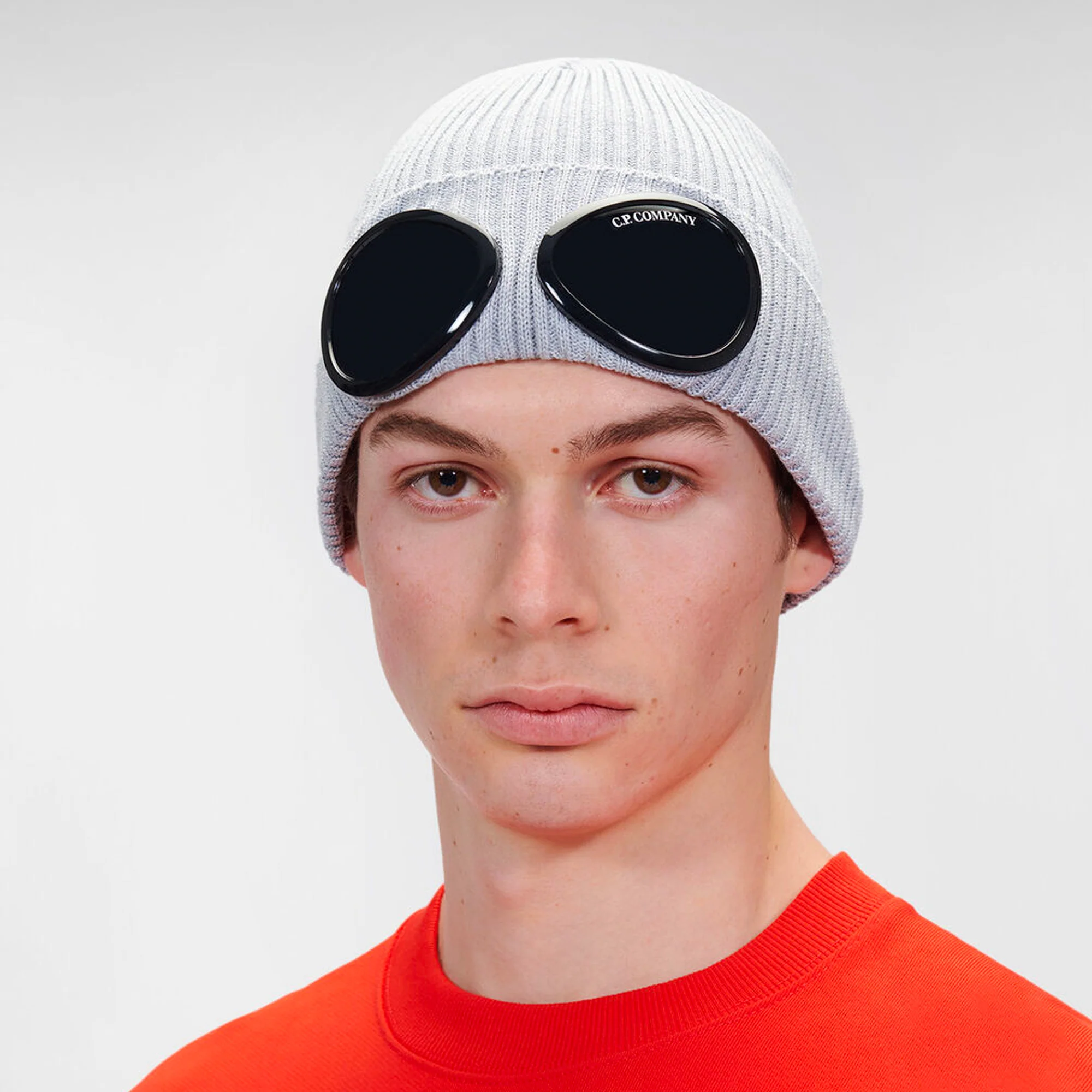 C.P. Company Cotton Goggle Beanie - Image 2