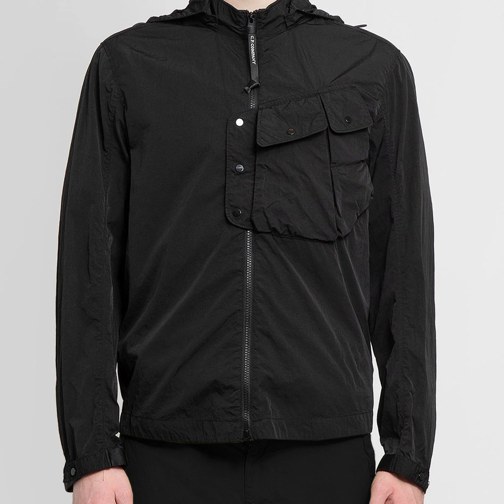 C.P. Company Mens Hooded Goggle Zip Overshirt - Image 2
