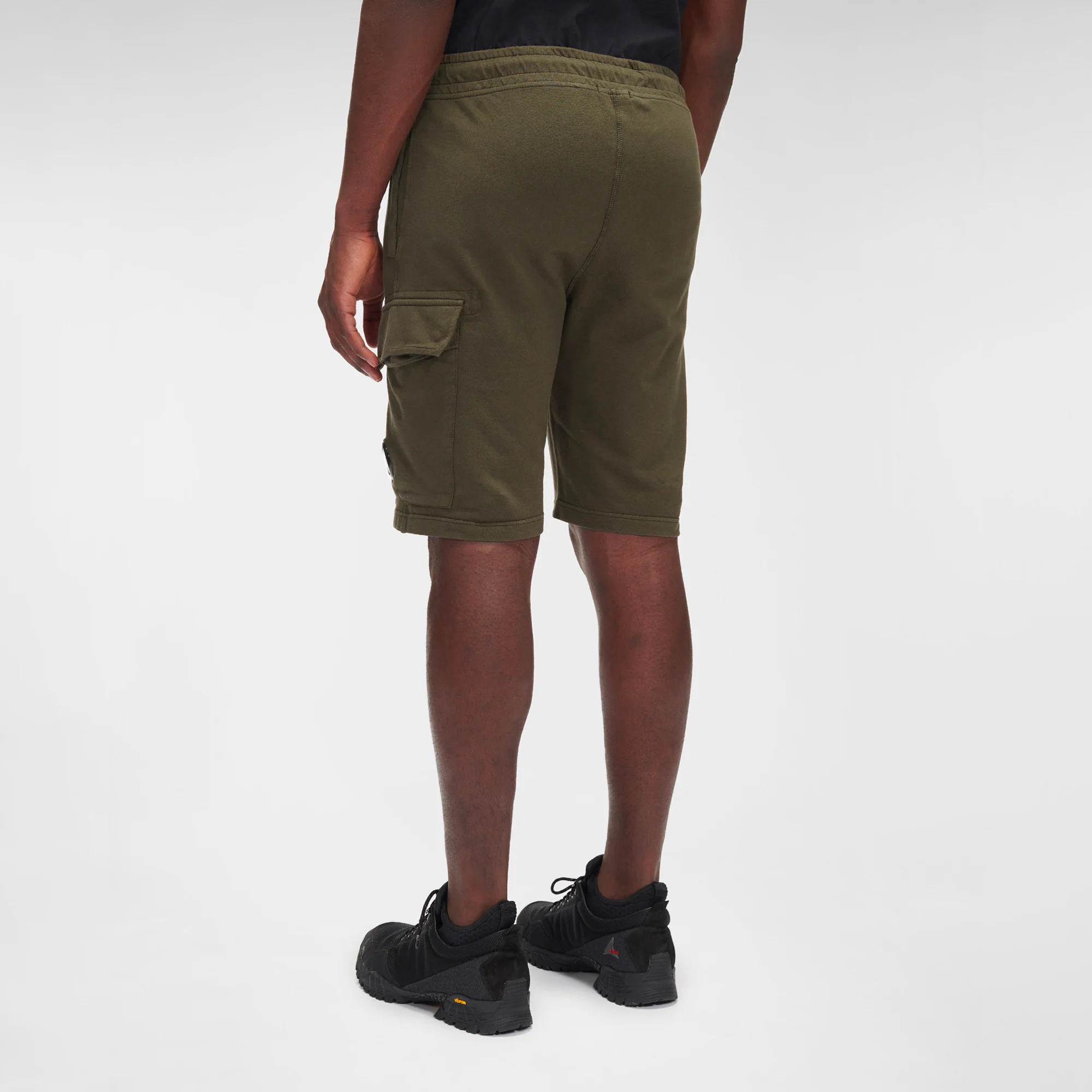 C.P. Company Mens Light Fleece Cargo Shorts - Image 3