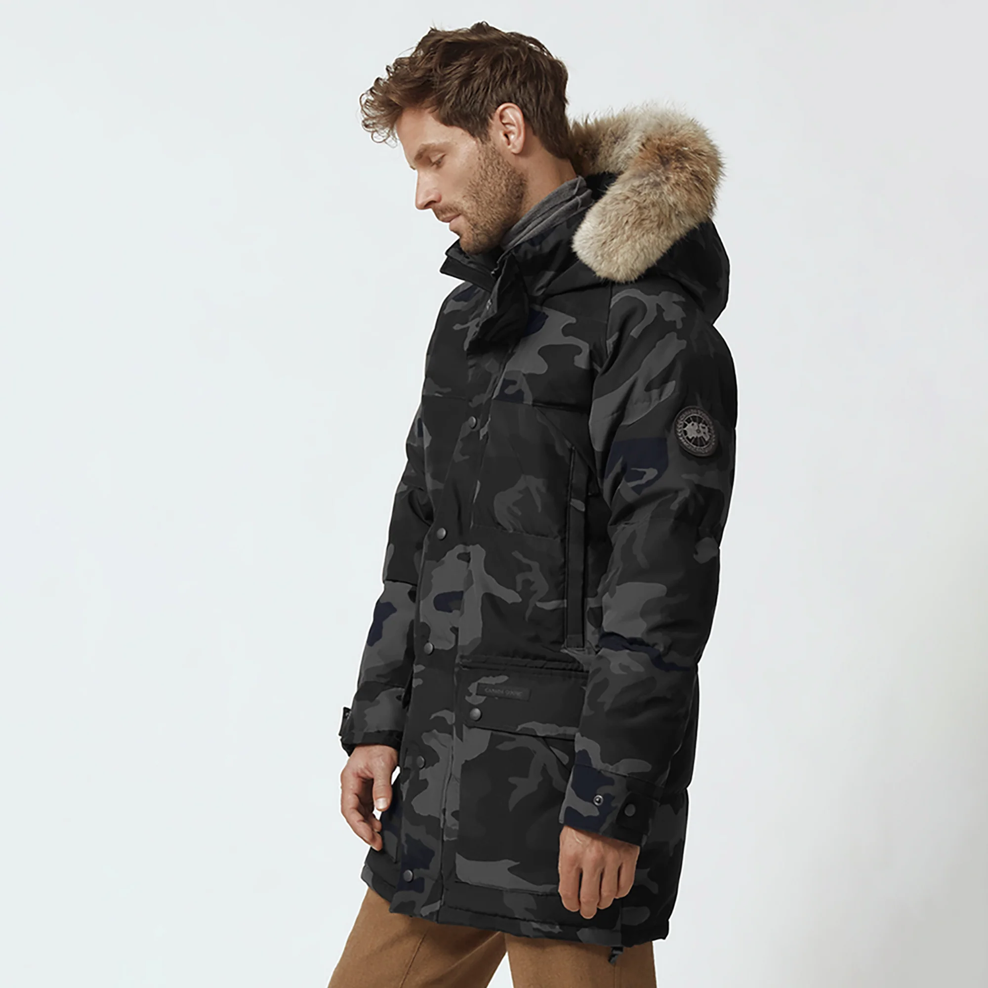Canada Goose Mens Emory Parka 'Black Label' - Image 4