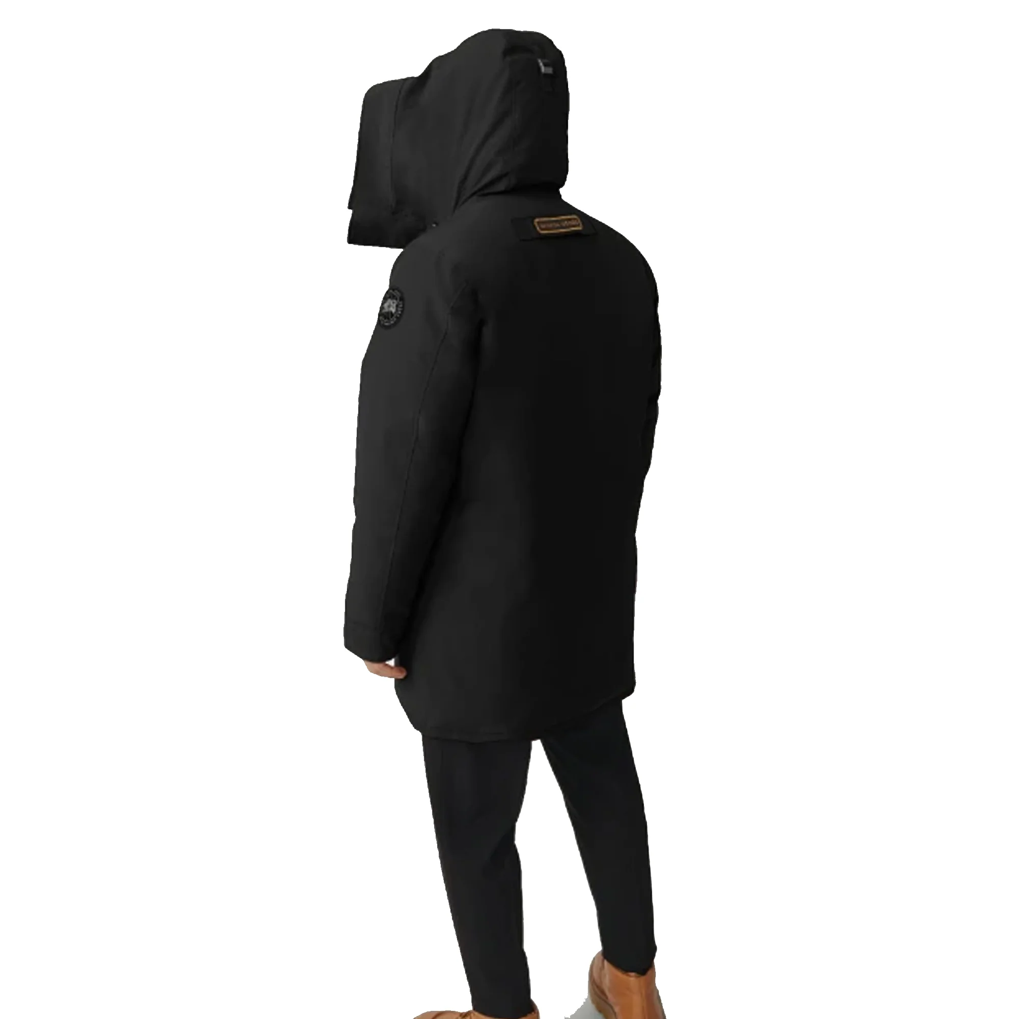 Canada Goose Mens Langford Parka 'Black' - Image 3