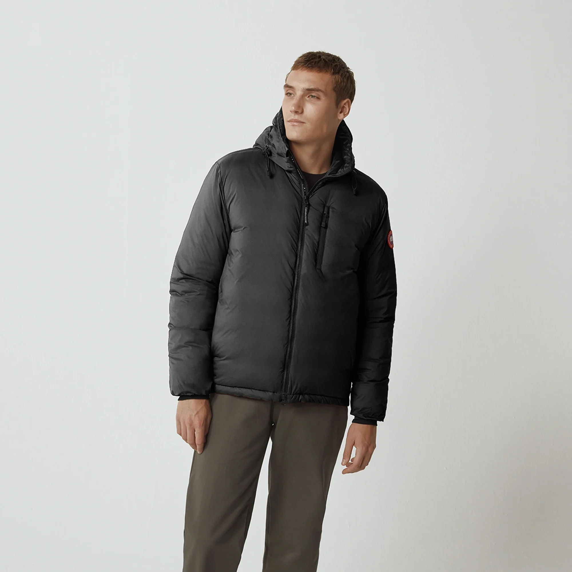 Canada Goose Mens Lodge Hoody 'Black Shine' - Image 2